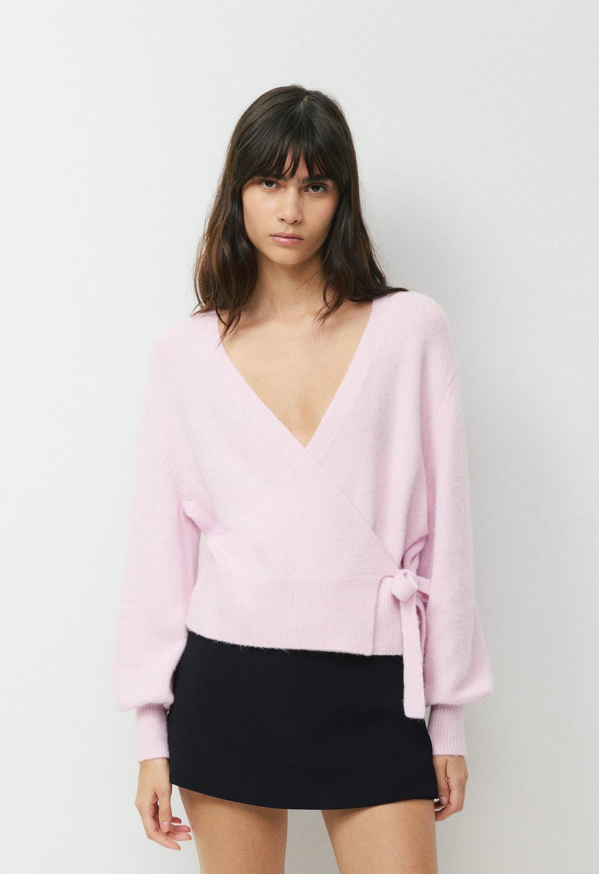 SoftSpoke™ Cassidy Wrap Sweater - SUGARPLUM LILAC