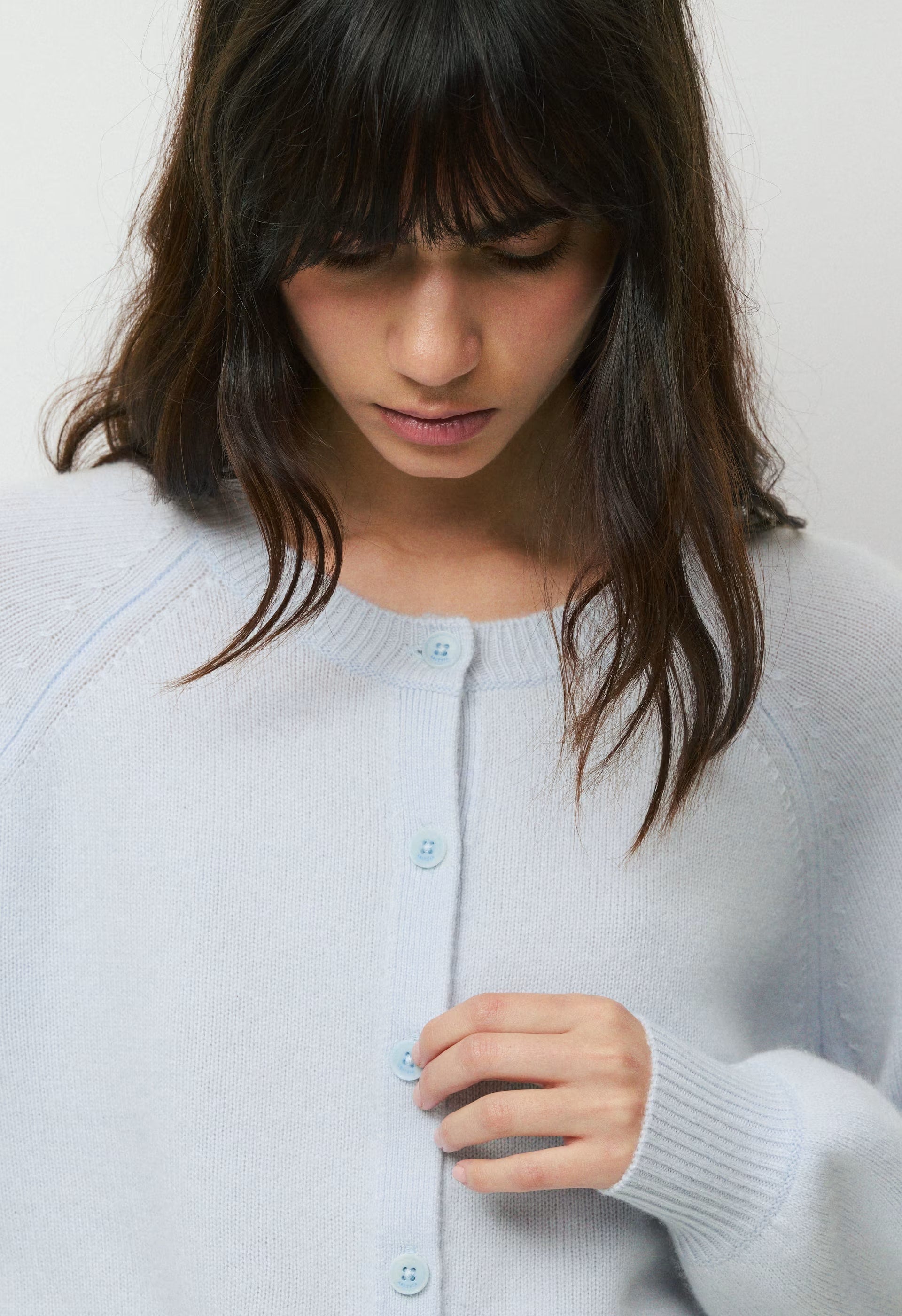 Essential Wool Cashmere London Cardigan - PLEIN AIR