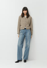 Essential Wool Cashmere London Cardigan - HEATHER NOMAD TAUPE