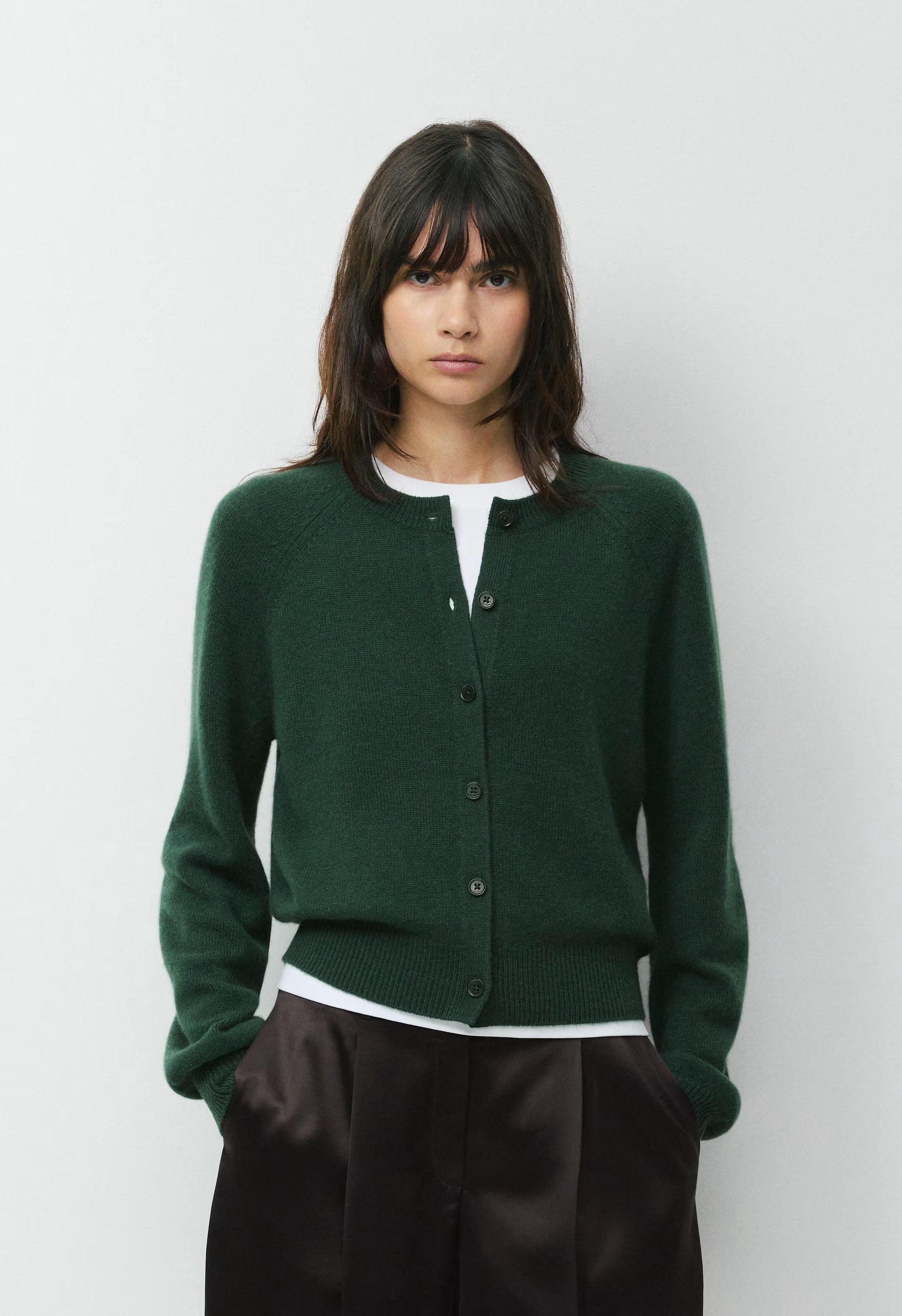Essential Wool Cashmere London Cardigan - DARK NIGHT NAVY