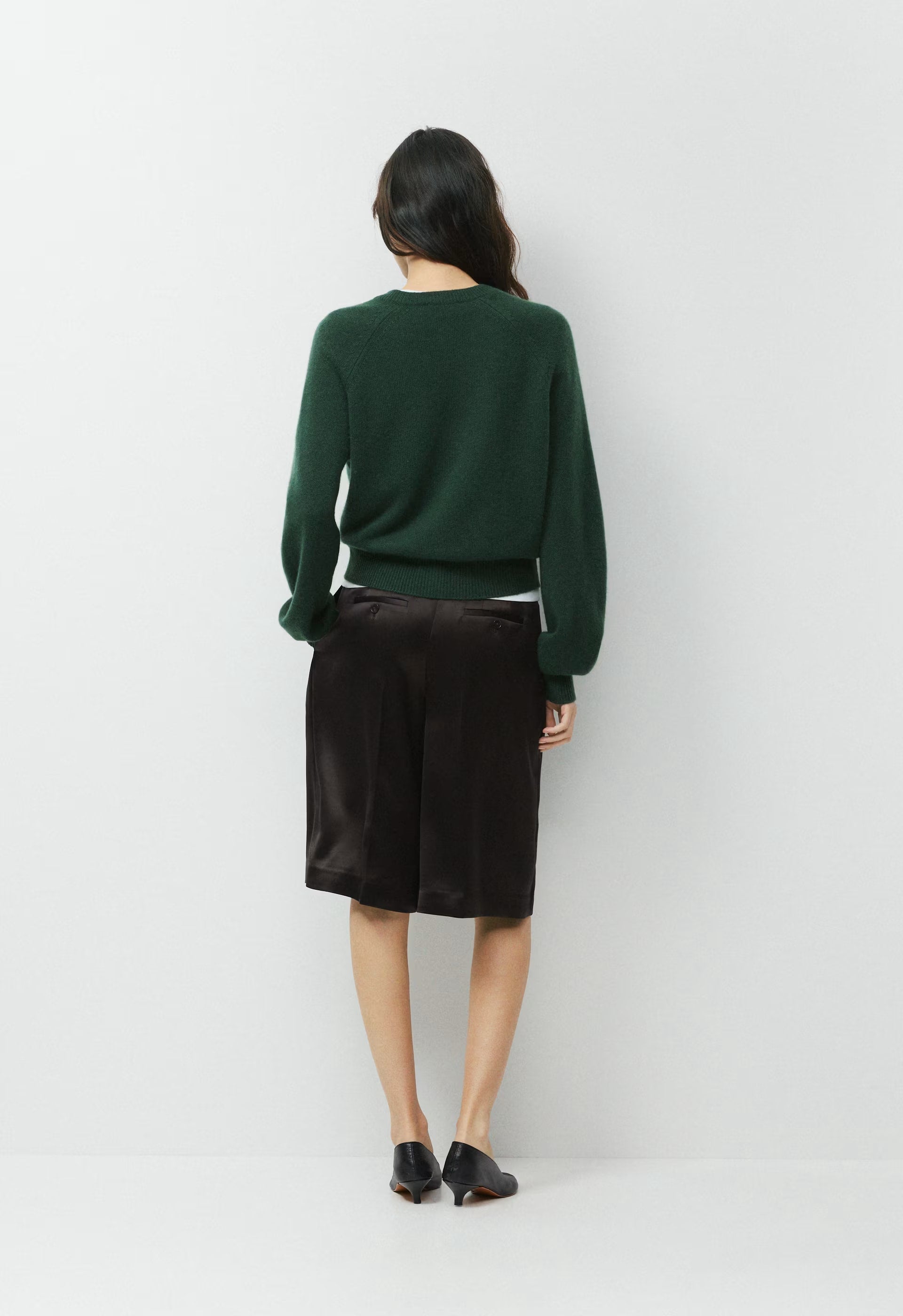Essential Wool Cashmere London Cardigan - RICH MOCHA BROWN