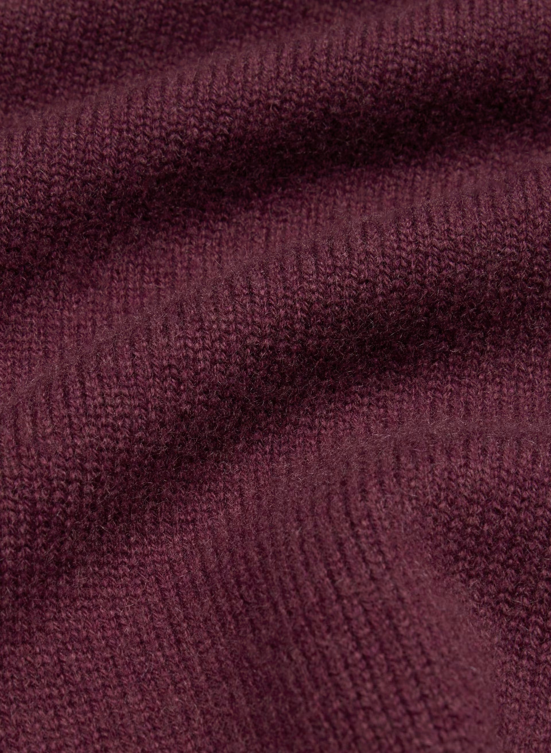 Essential Wool Cashmere London Cardigan - GALA PLUM
