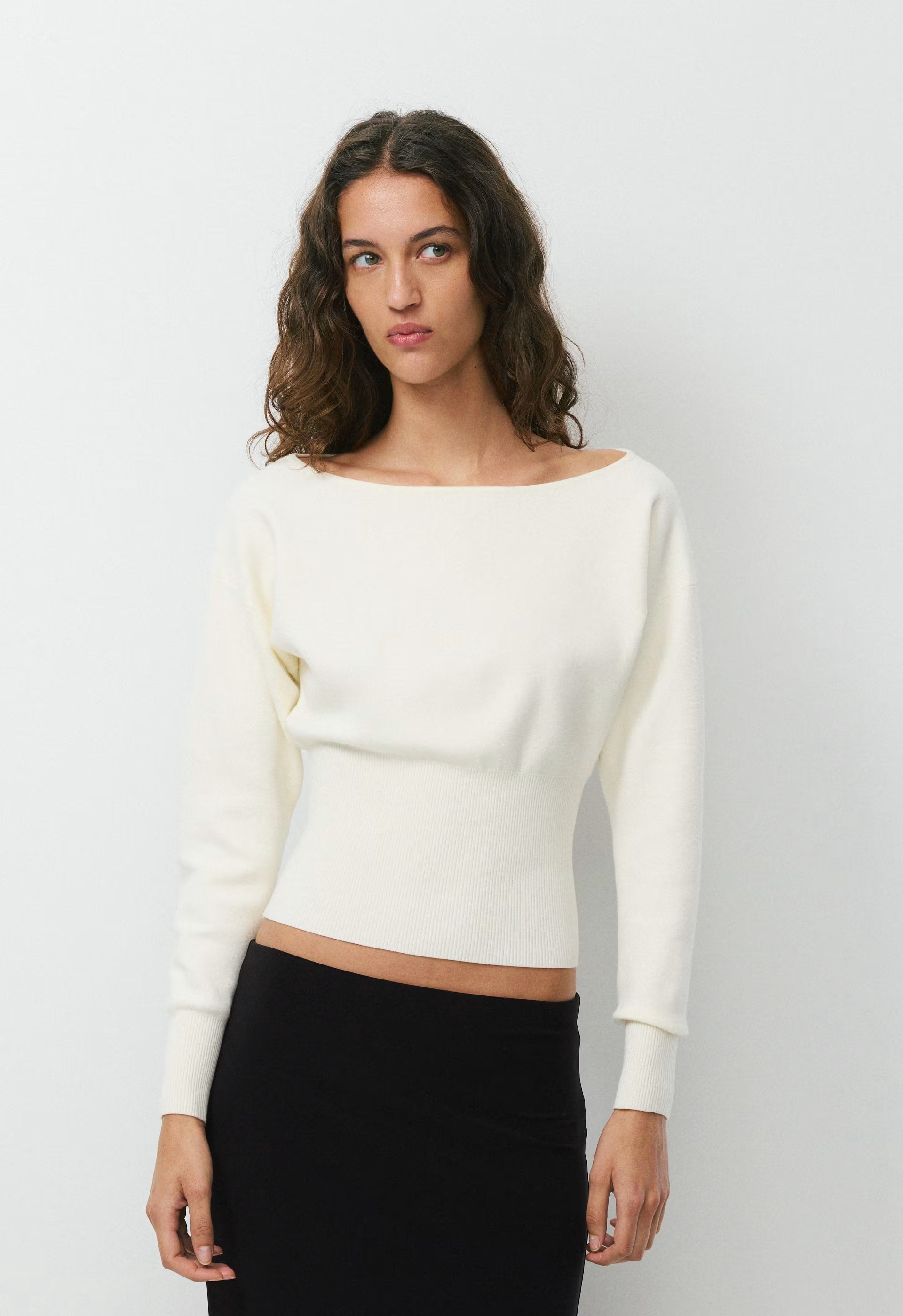 Crescendo Sweater - Wonder Yarn - LIGHT BIRCH