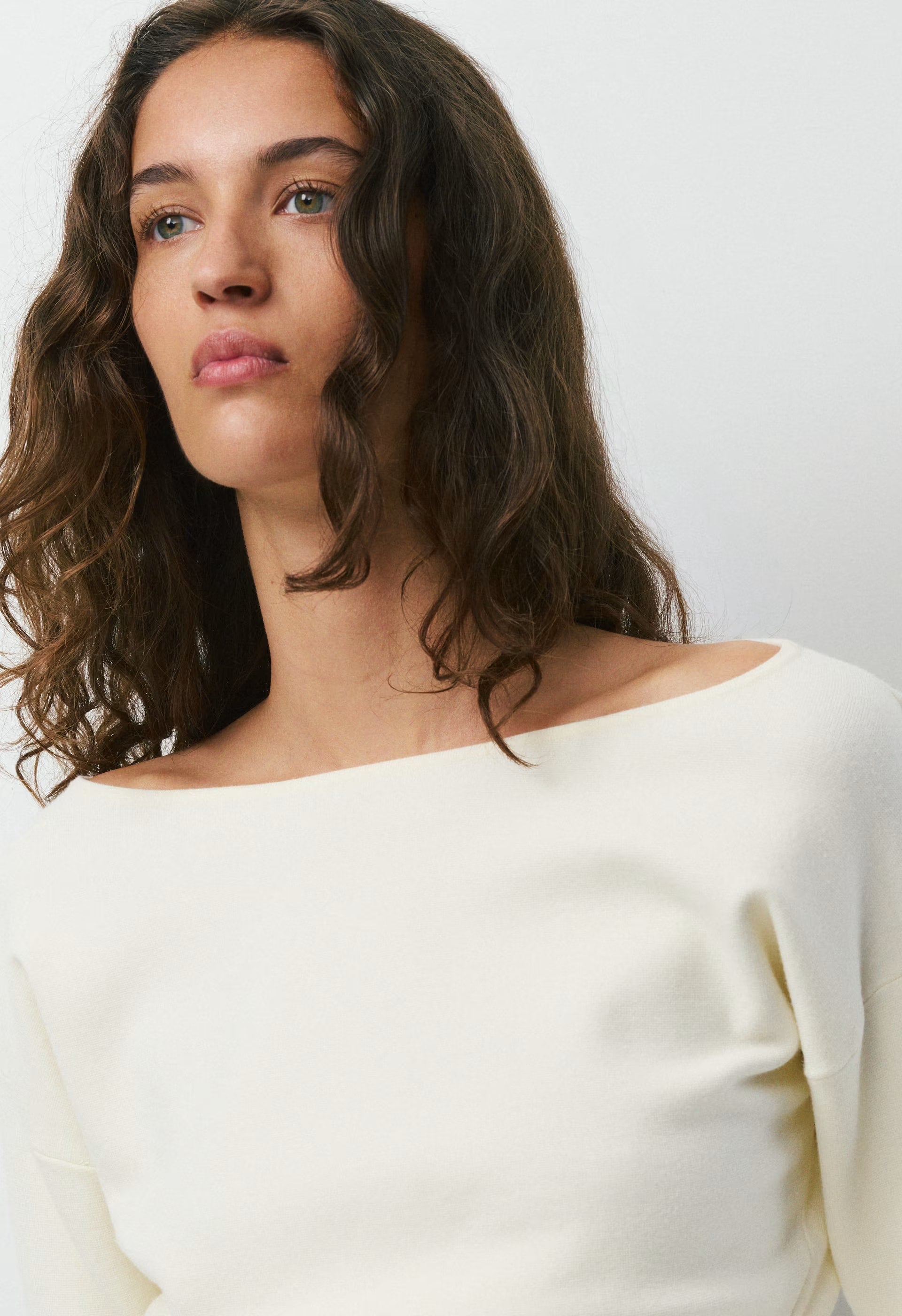 Crescendo Sweater - Wonder Yarn - LIGHT BIRCH