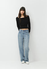 Crescendo Sweater - Wonder Yarn - BLACK