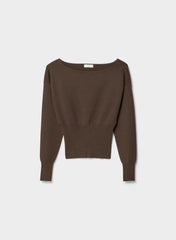 Crescendo Sweater - Wonder Yarn - RICH MOCHA BROWN