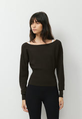 Crescendo Sweater - Wonder Yarn - CACAO NIB BROWN