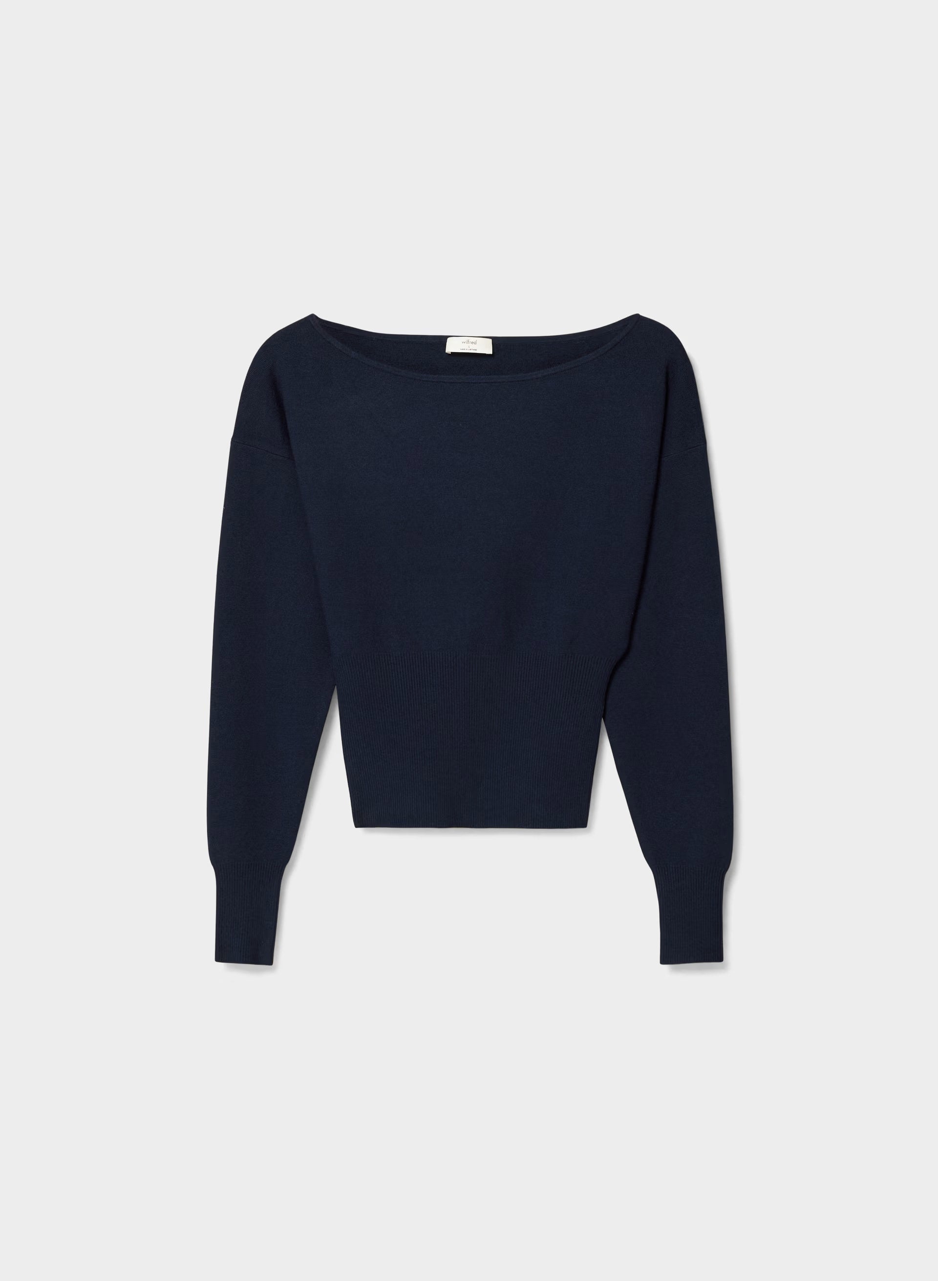 Crescendo Sweater - Wonder Yarn - ADMIRAL NAVY