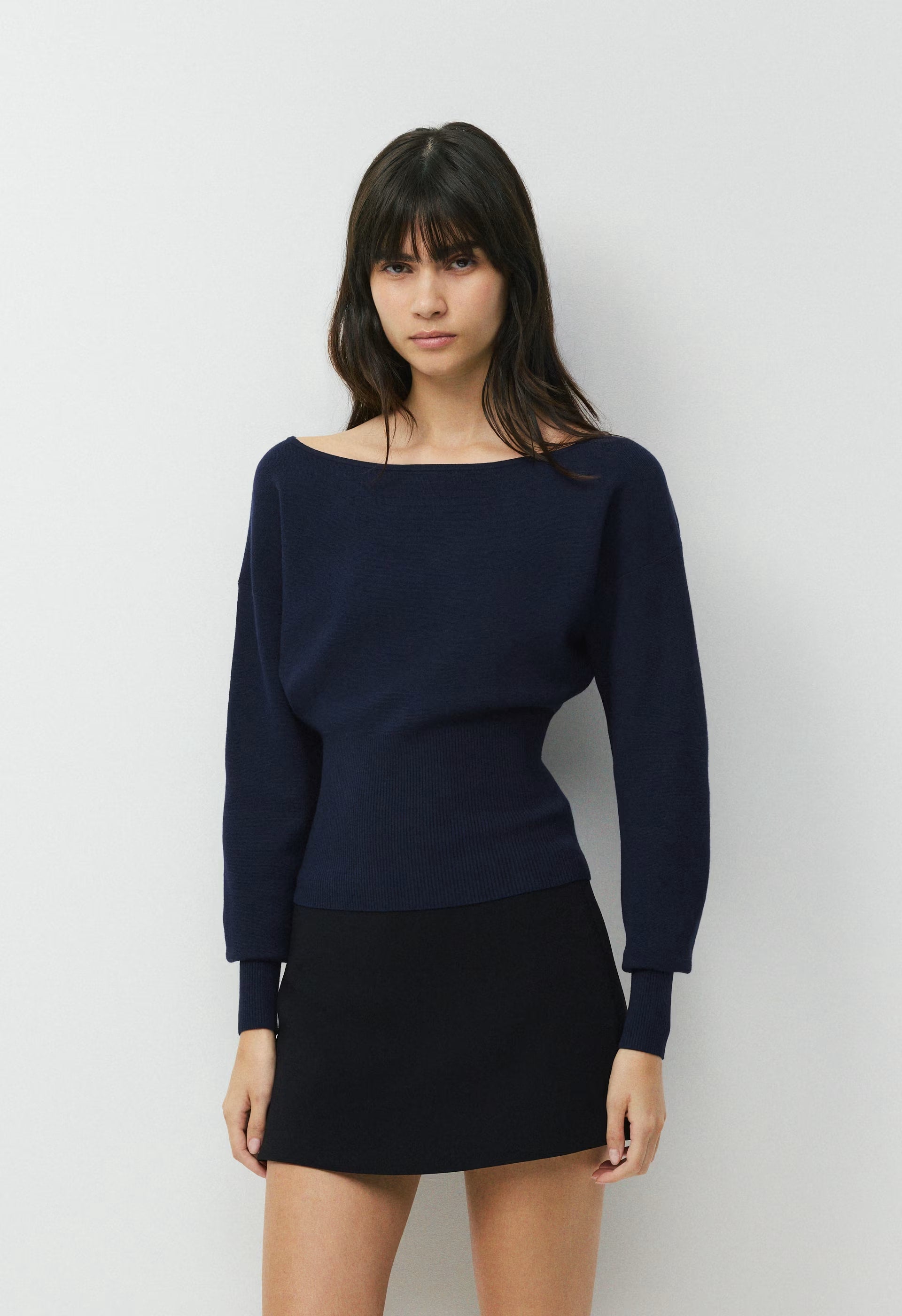 Crescendo Sweater - Wonder Yarn - ADMIRAL NAVY