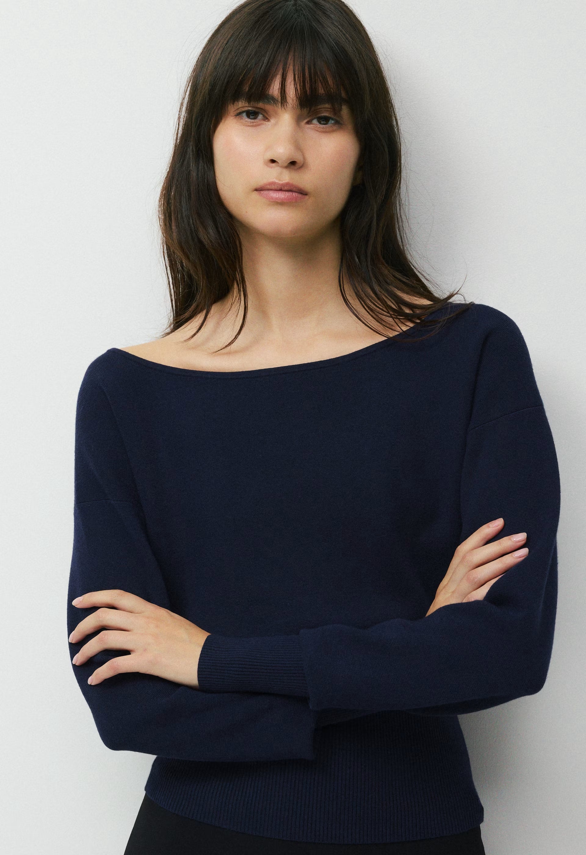 Crescendo Sweater - Wonder Yarn - ADMIRAL NAVY