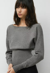 Crescendo Sweater - Wonder Yarn - HEATHER DARK GREY