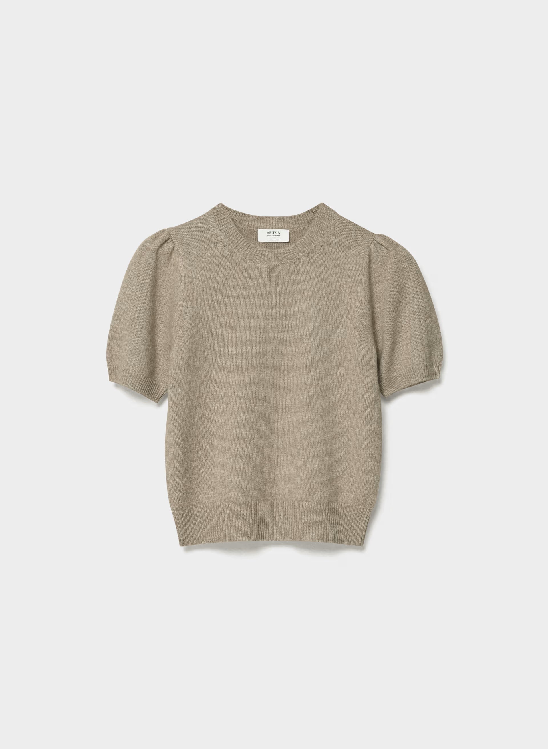 Essential Wool Cashmere Cherub Sweater - HEATHER NOMAD TAUPE