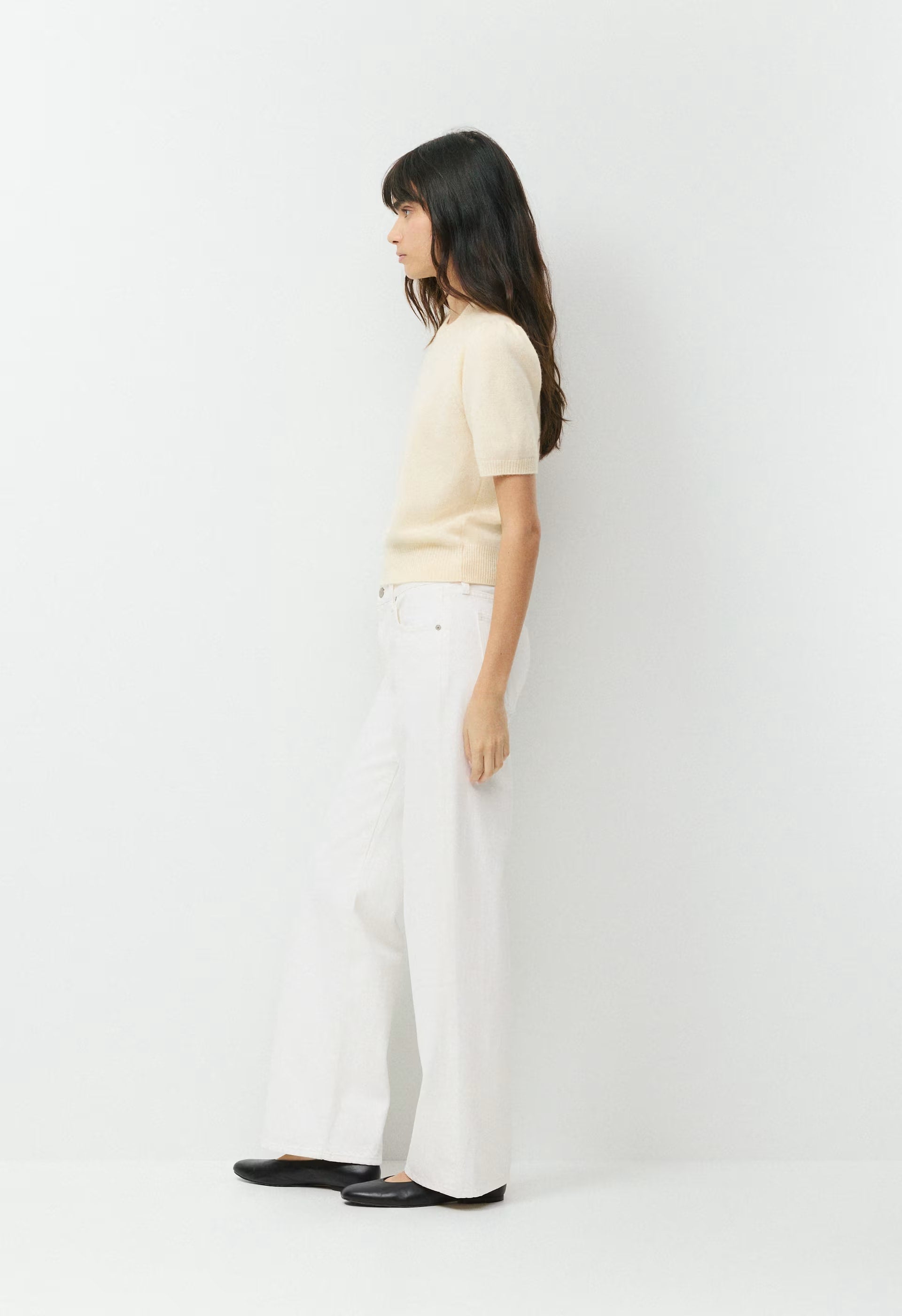 Essential Wool Cashmere Cherub Sweater - SEASIDE CREAM