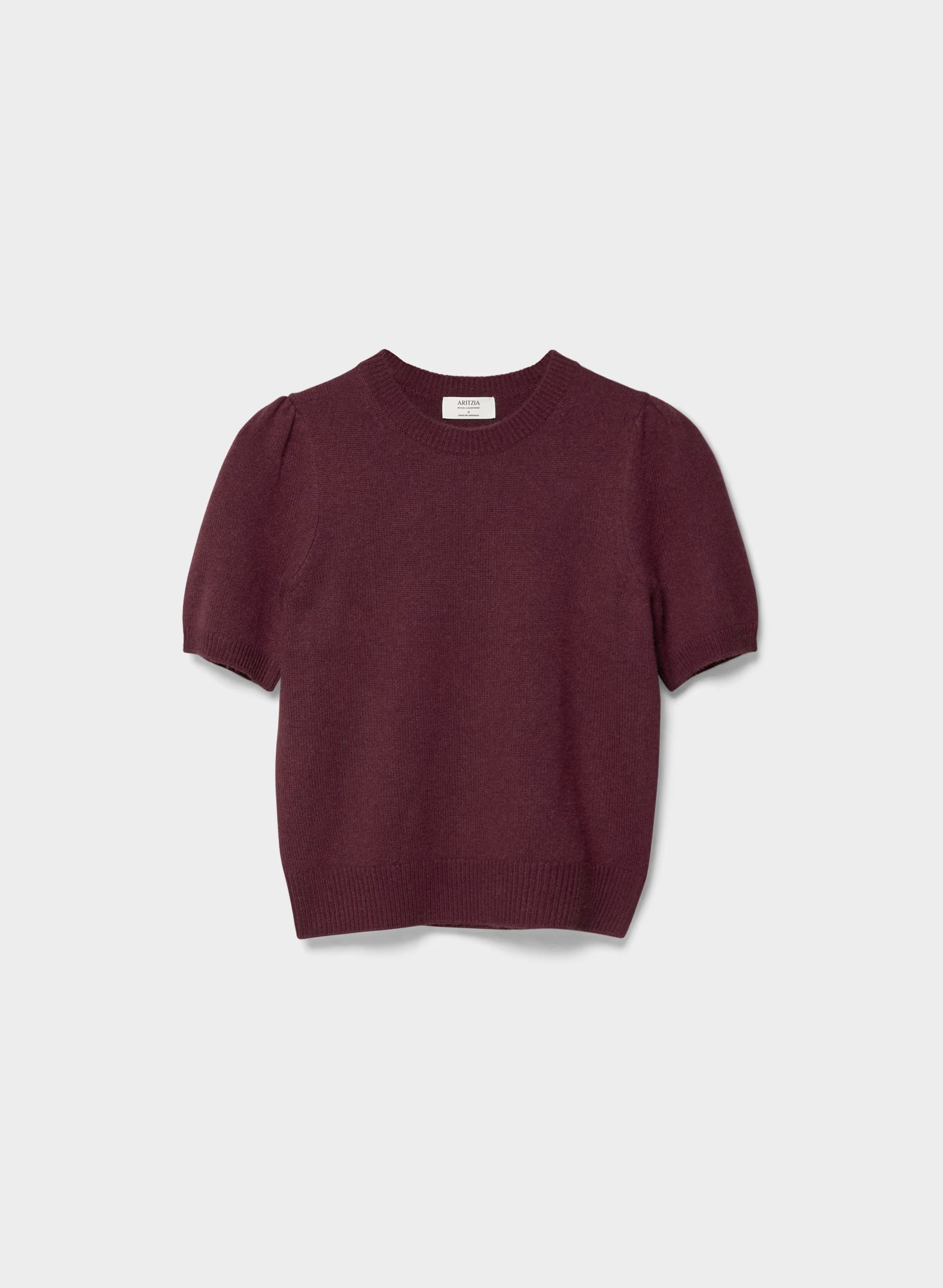 Essential Wool Cashmere Cherub Sweater - GALA PLUM