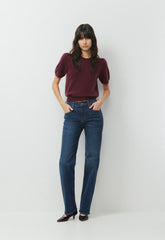 Essential Wool Cashmere Cherub Sweater - GALA PLUM