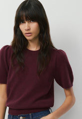 Essential Wool Cashmere Cherub Sweater - GALA PLUM
