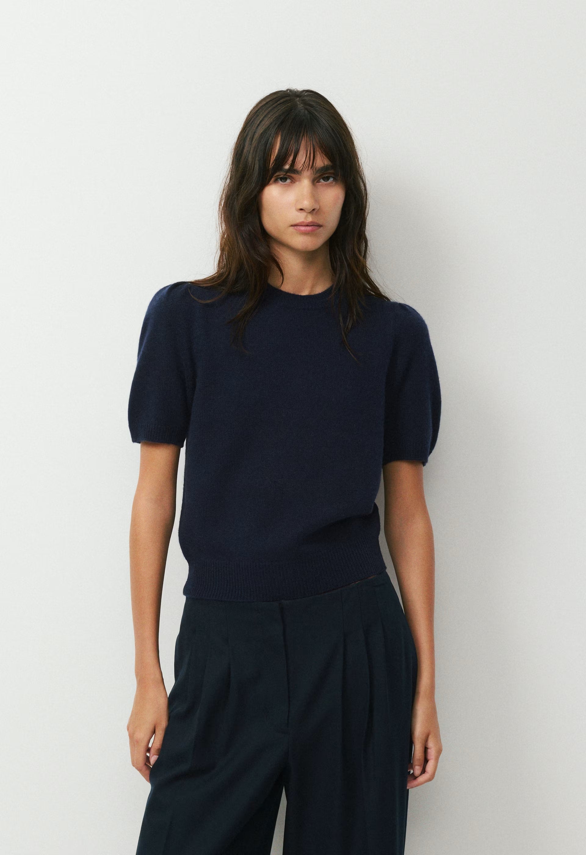 Essential Wool Cashmere Cherub Sweater - ADMIRAL NAVY