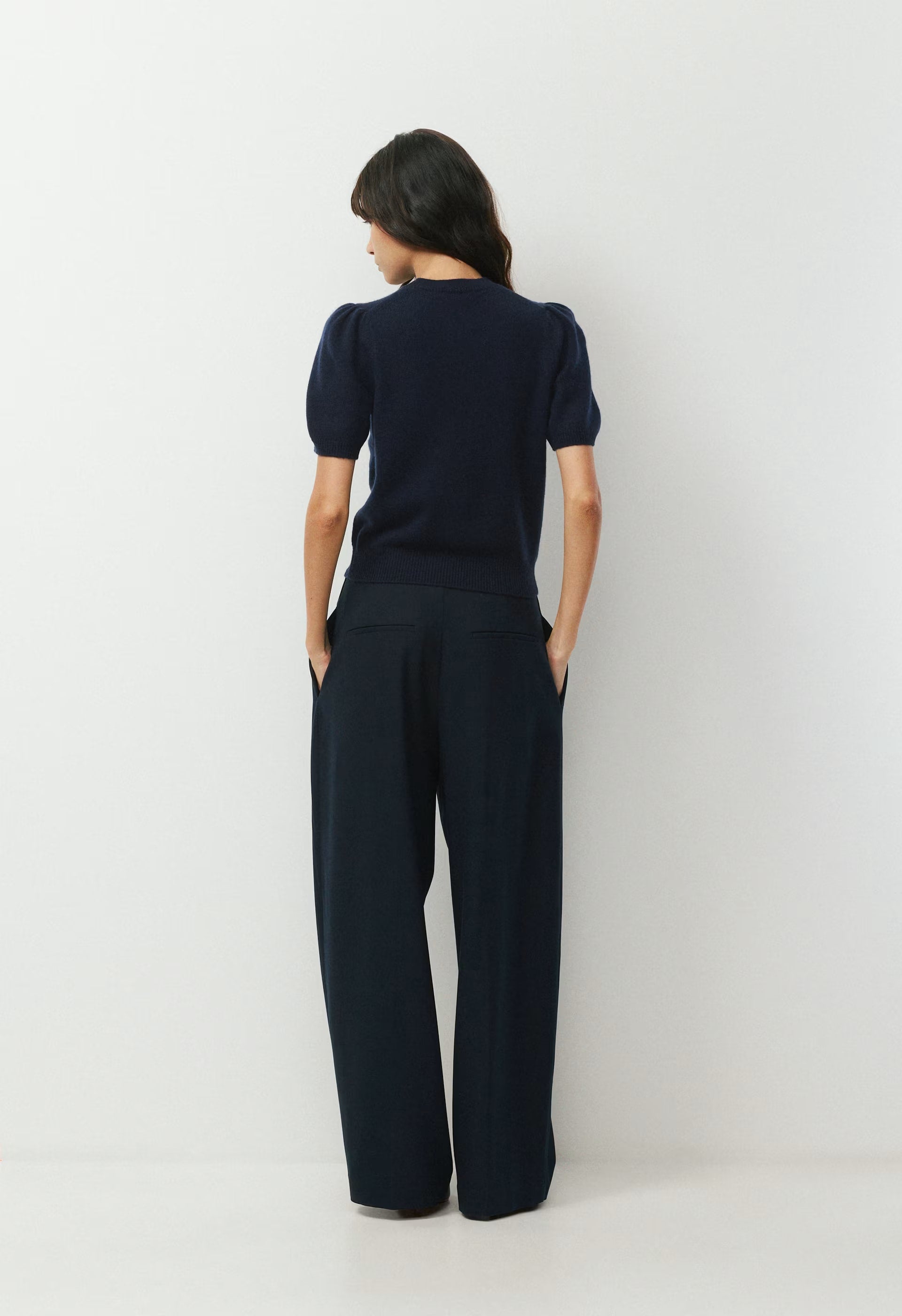 Essential Wool Cashmere Cherub Sweater - ADMIRAL NAVY