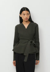 Commuro Cardigan - Wonder Yarn - FLINT GREEN