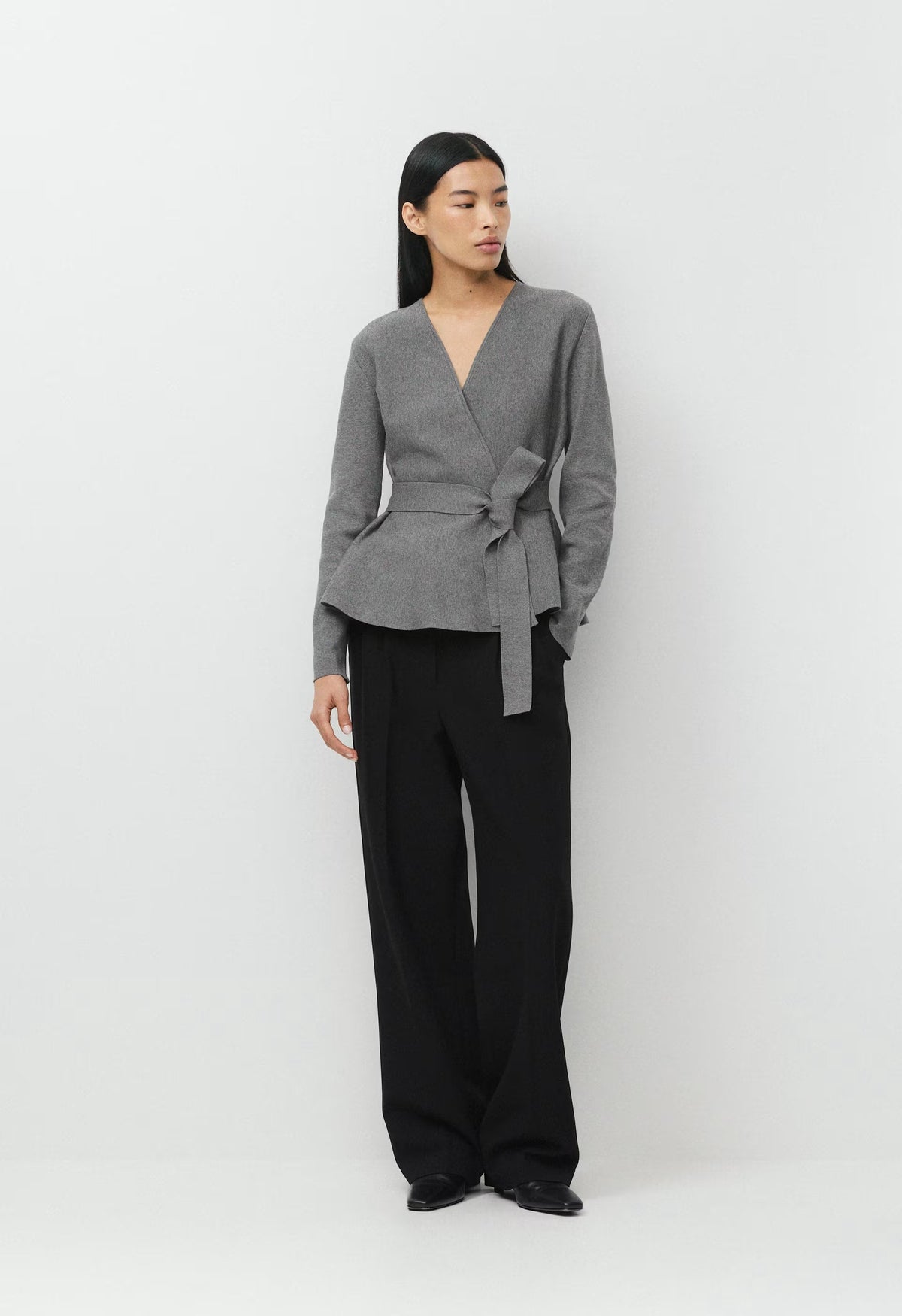 Commuro Cardigan - Wonder Yarn - HEATHER DARK GREY