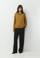 Essential Merino Wool View Sweater - SHERRY OCHRE