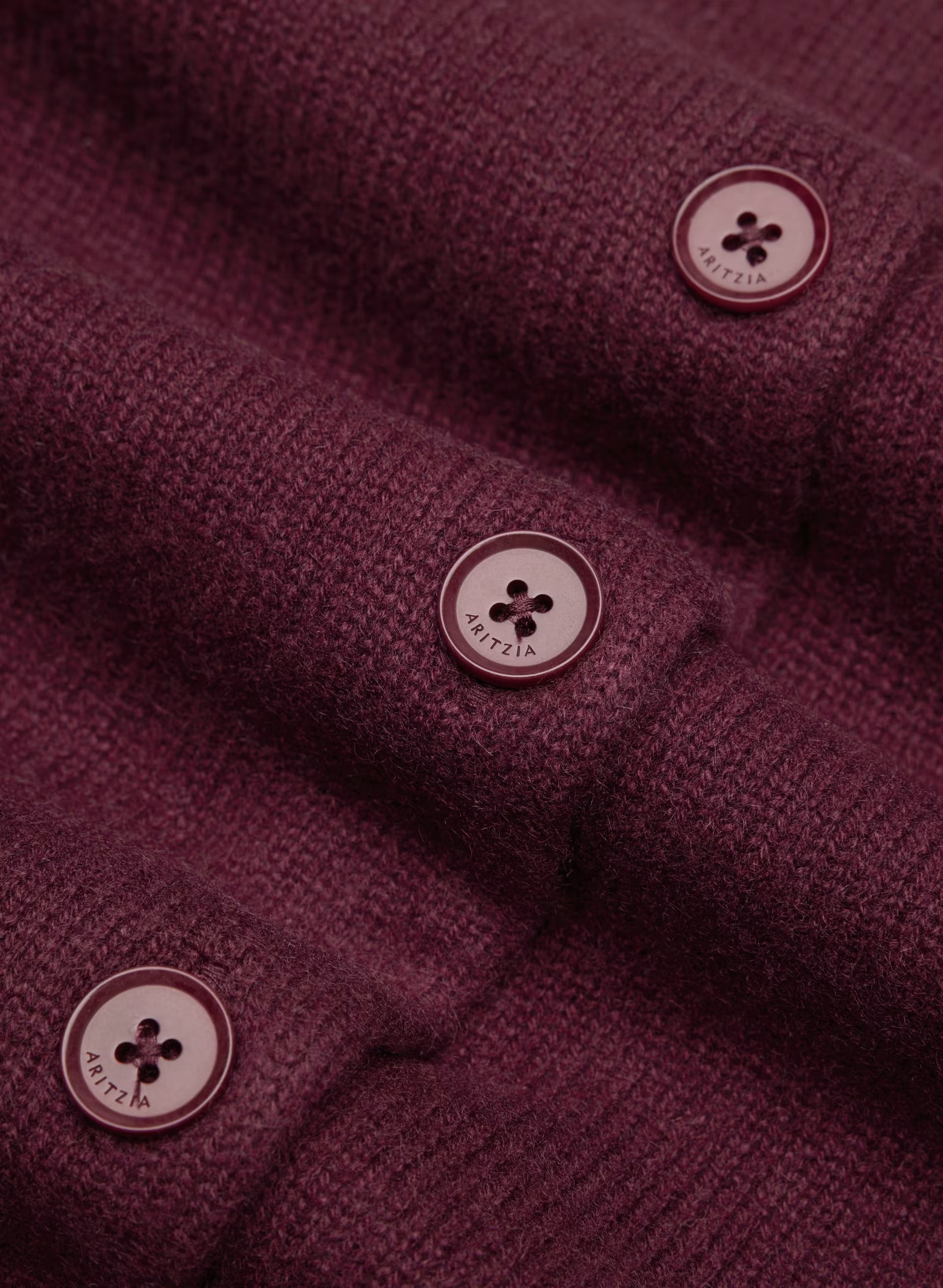 Essential Cashmere Acclaim Cardigan - GALA PLUM