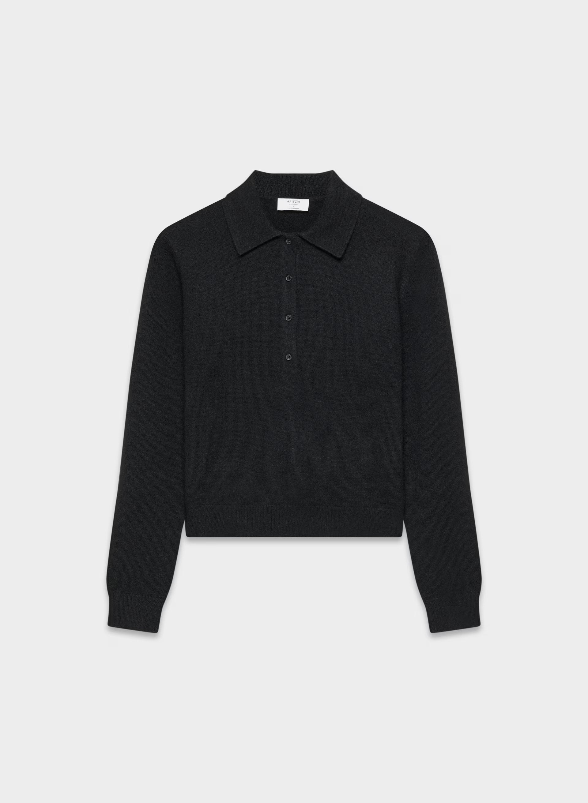 Bare Cashmere Cellini Sweater - BLACK