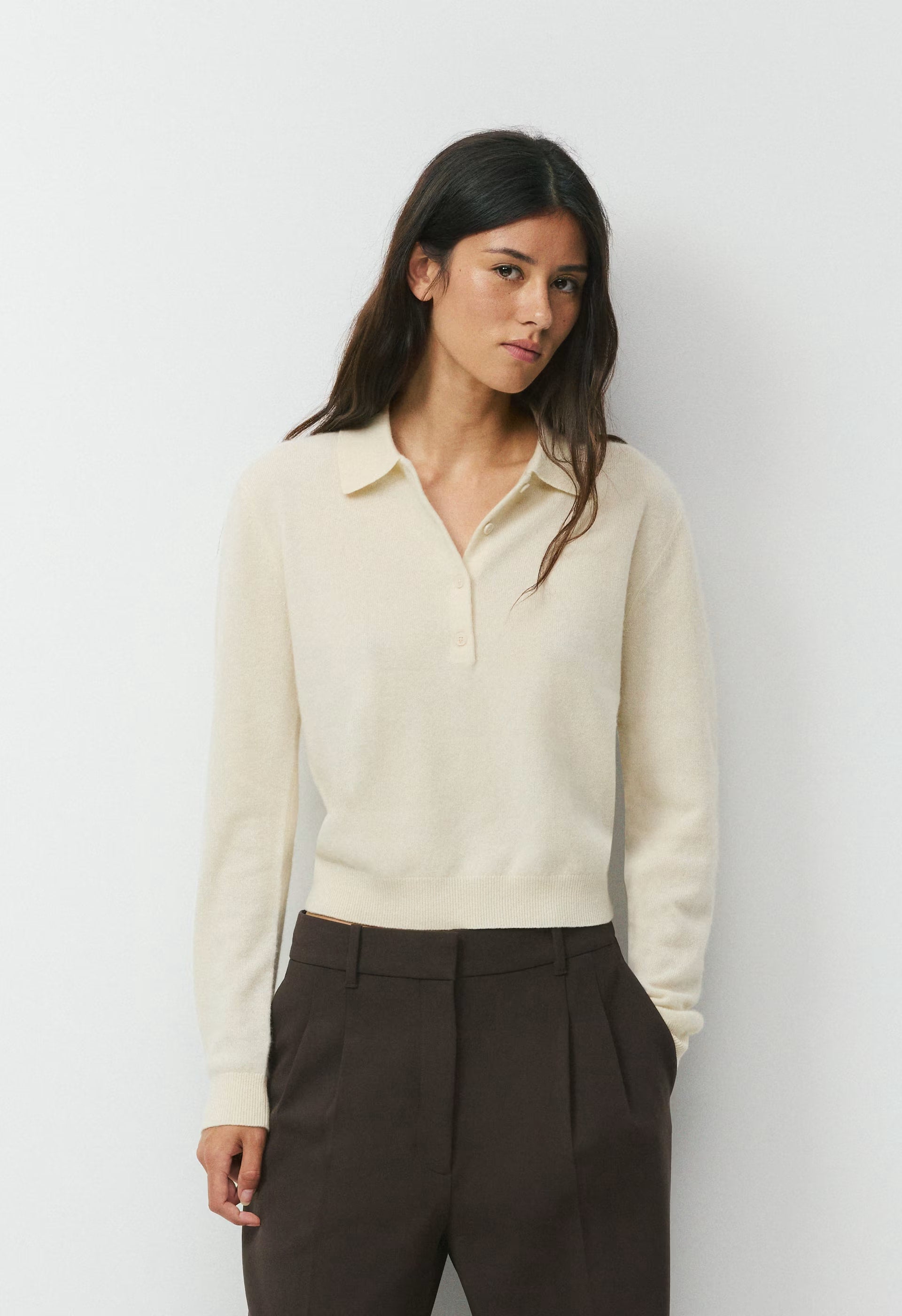 Bare Cashmere Cellini Sweater - SEASIDE CREAM
