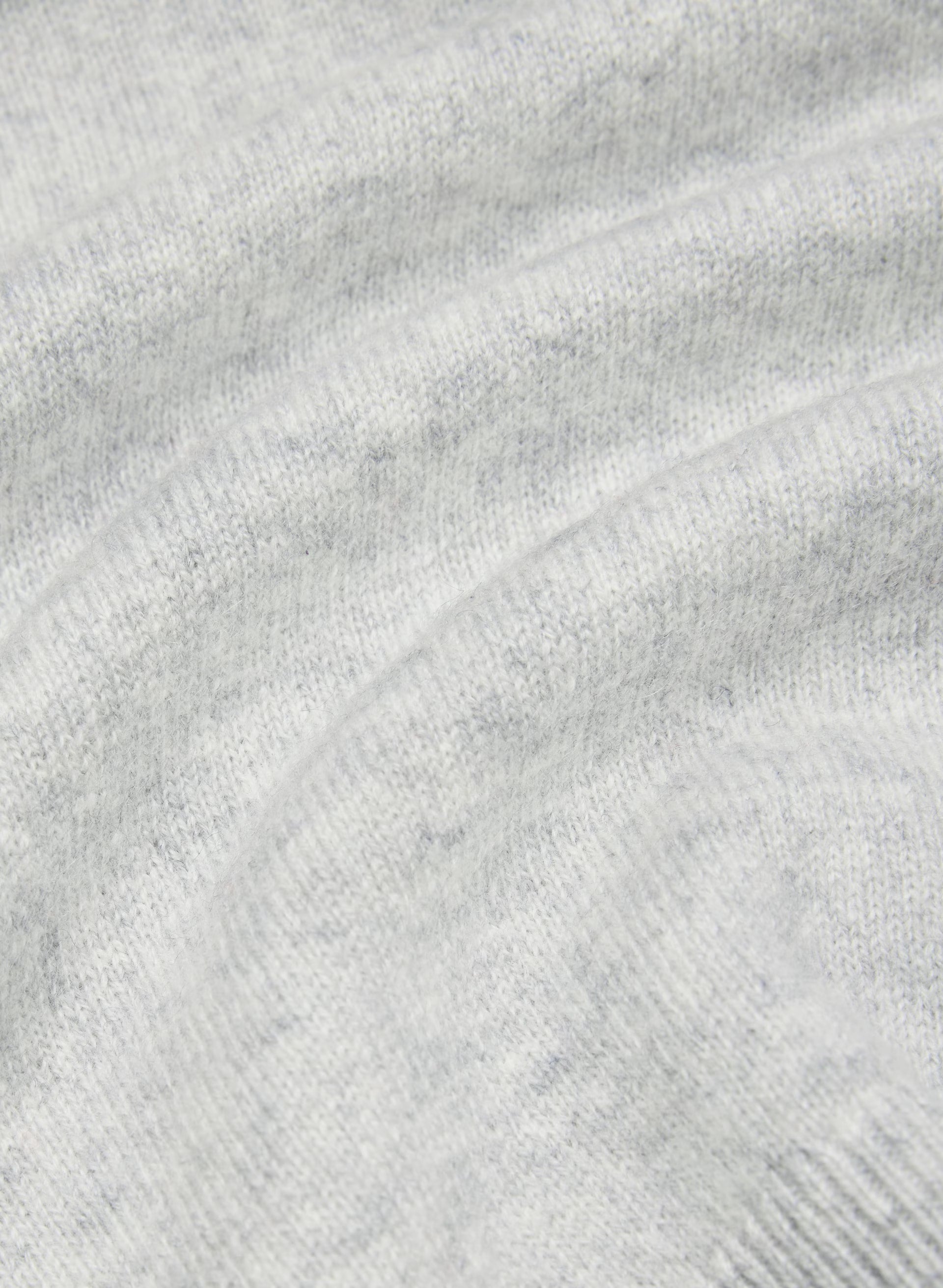 Bare Cashmere Cellini Sweater - HEATHER CHROME