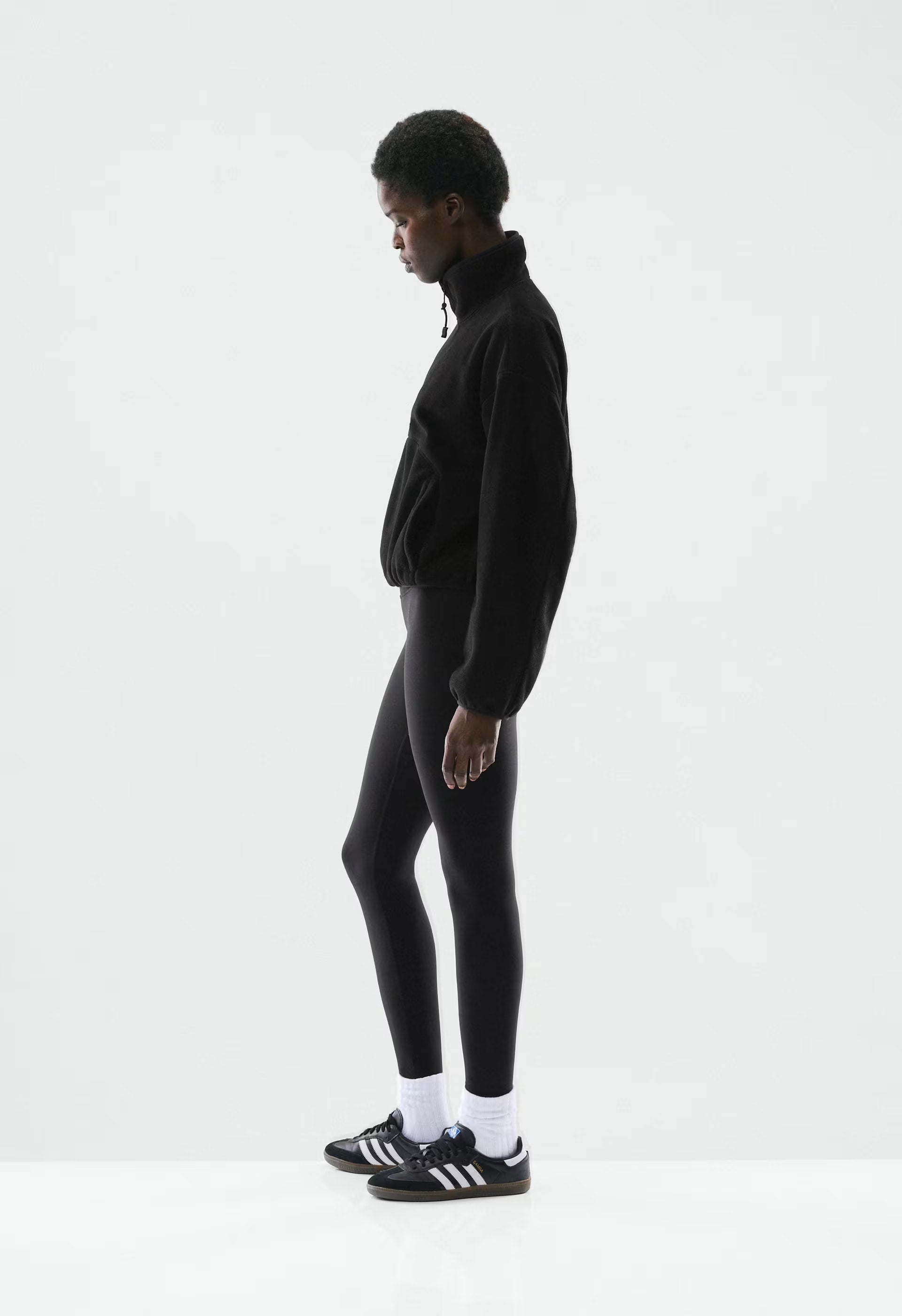 Terrain 1/2 Zip - Bigfoot Fleece - BLACK