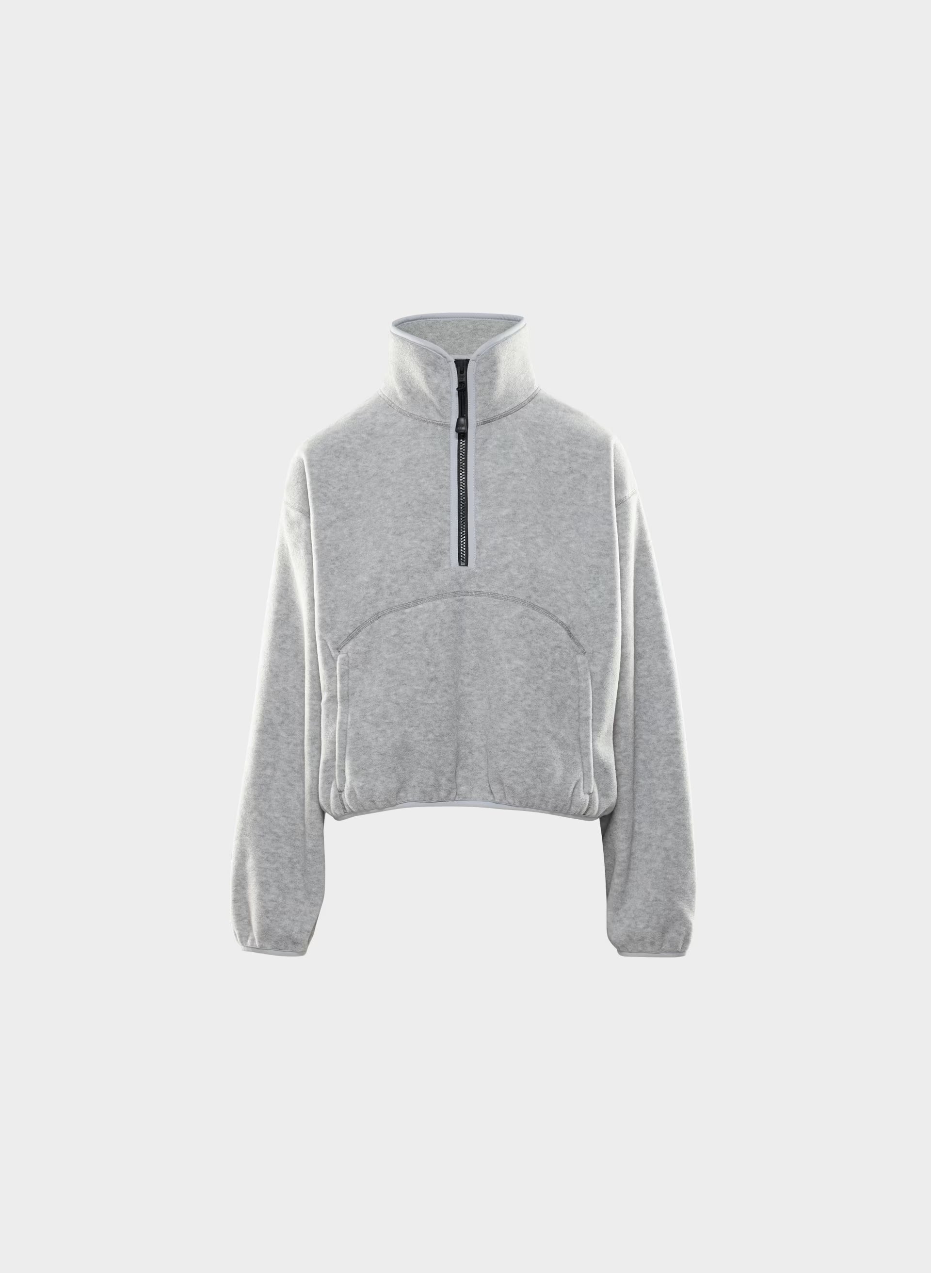 Terrain 1/2 Zip - Bigfoot Fleece - HEATHER DOVER GREY