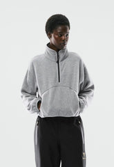 Terrain 1/2 Zip - Bigfoot Fleece - HEATHER DOVER GREY