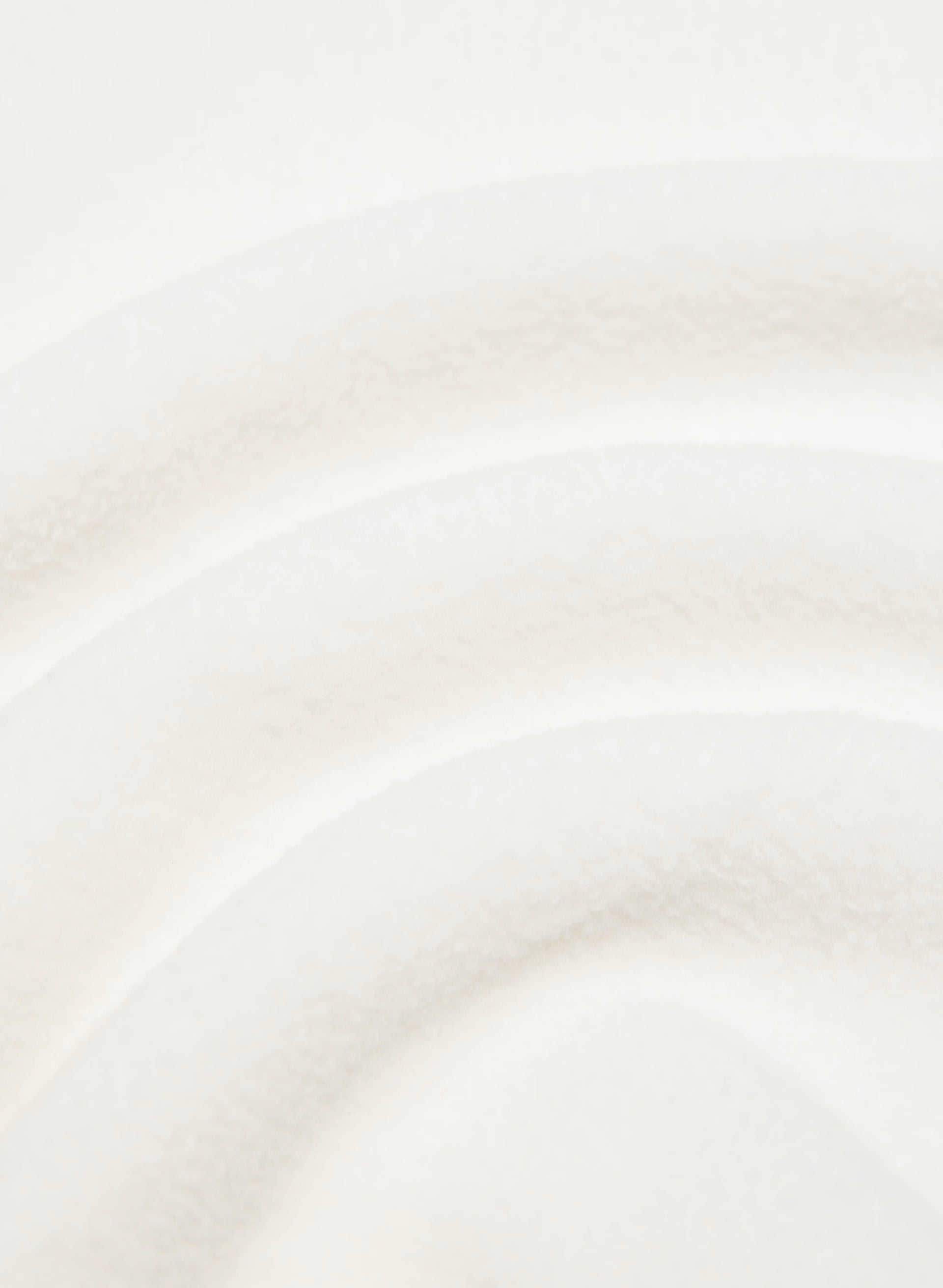 Terrain 1/2 Zip - Bigfoot Fleece - COLD FOAM WHITE
