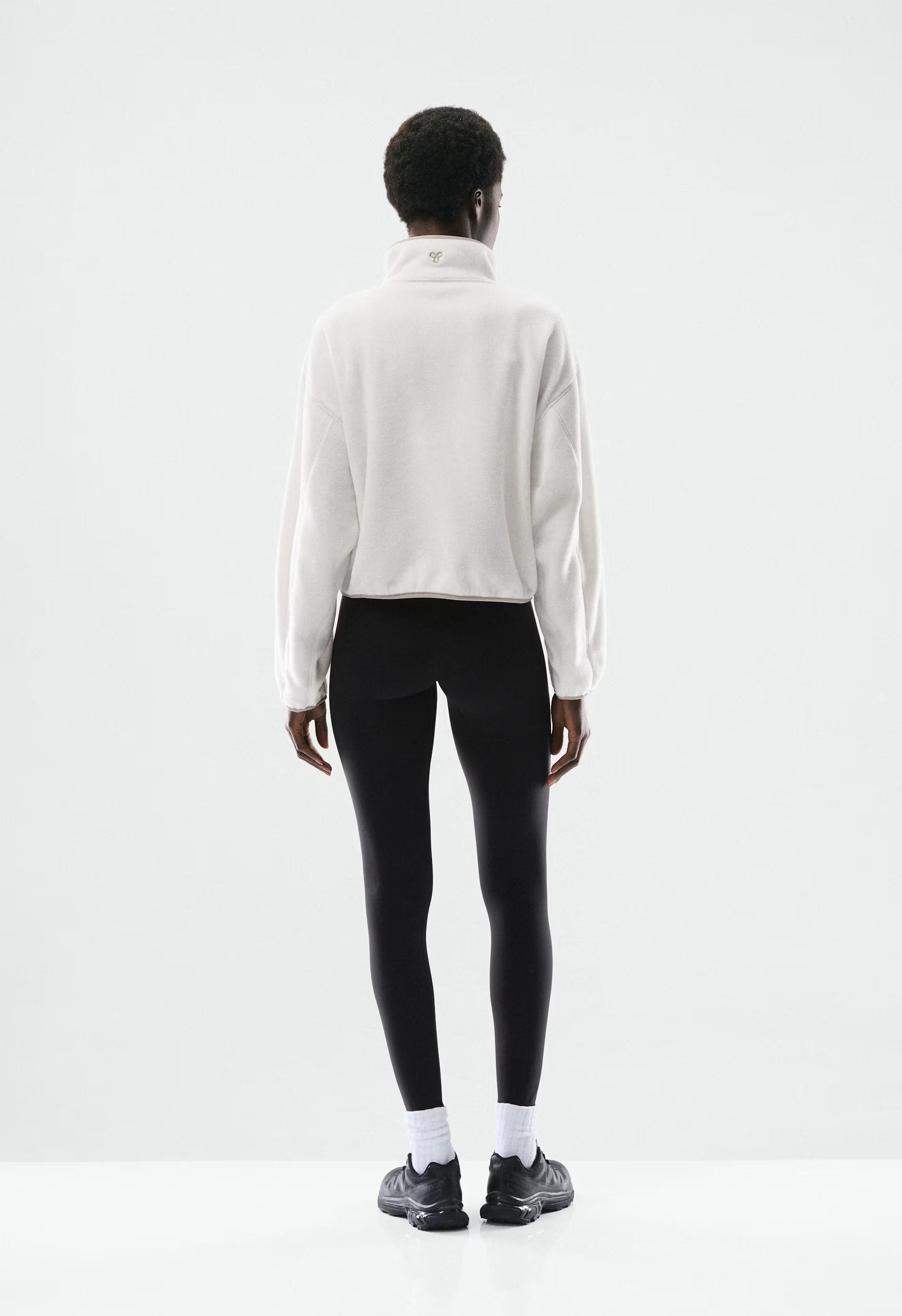 Terrain 1/2 Zip - Bigfoot Fleece - COLD FOAM WHITE