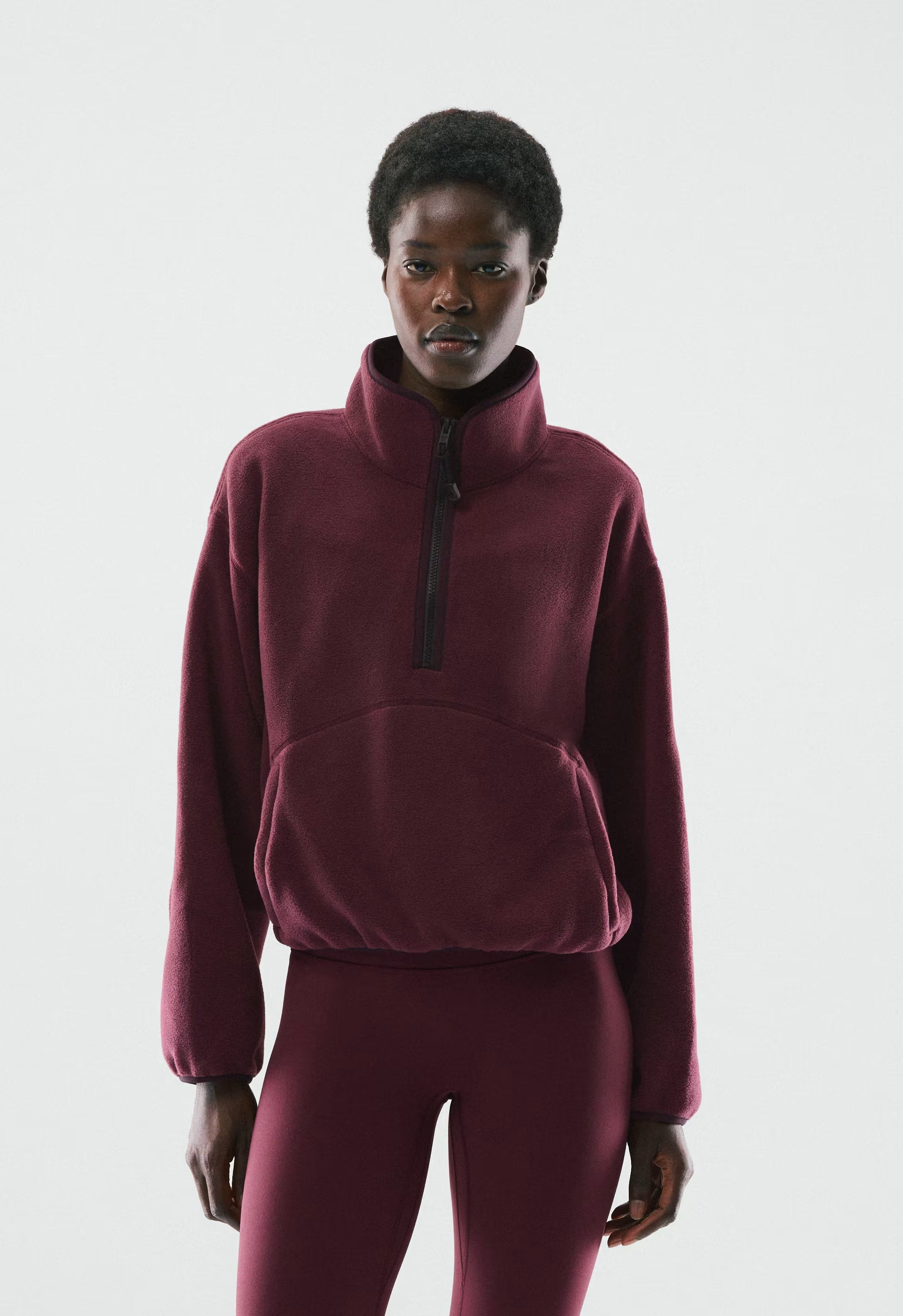 Terrain 1/2 Zip - Bigfoot Fleece - GALA PLUM