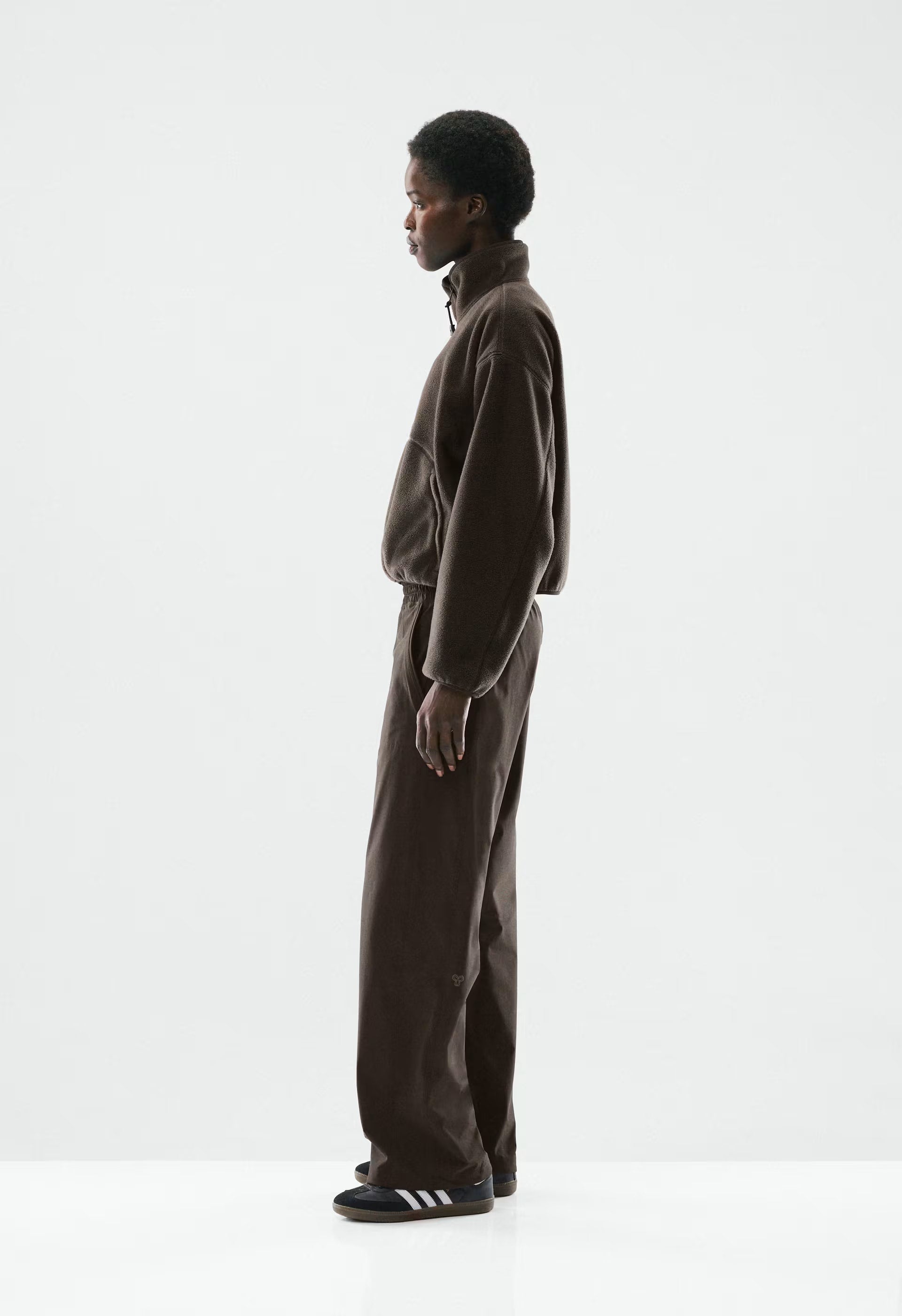 Terrain 1/2 Zip - Bigfoot Fleece - CACAO NIB BROWN