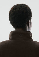 Terrain 1/2 Zip - Bigfoot Fleece - CACAO NIB BROWN