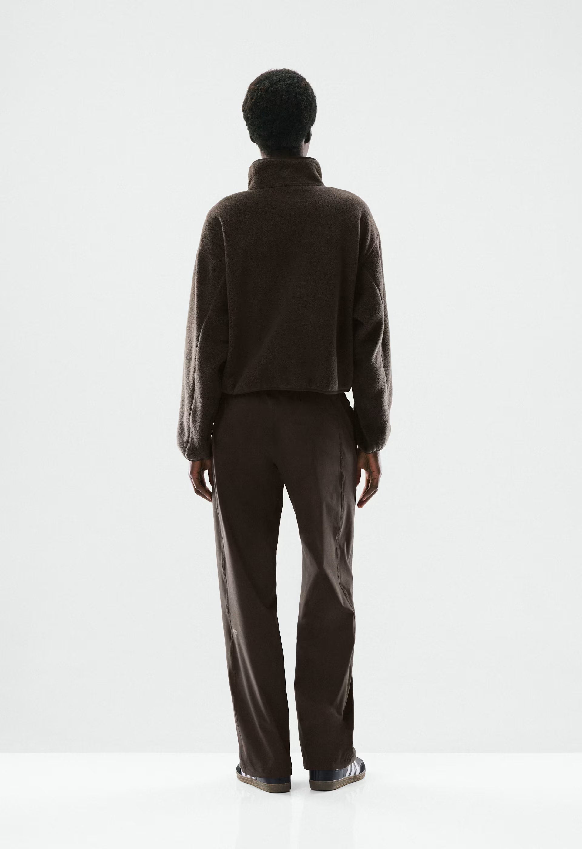 Terrain 1/2 Zip - Bigfoot Fleece - CACAO NIB BROWN