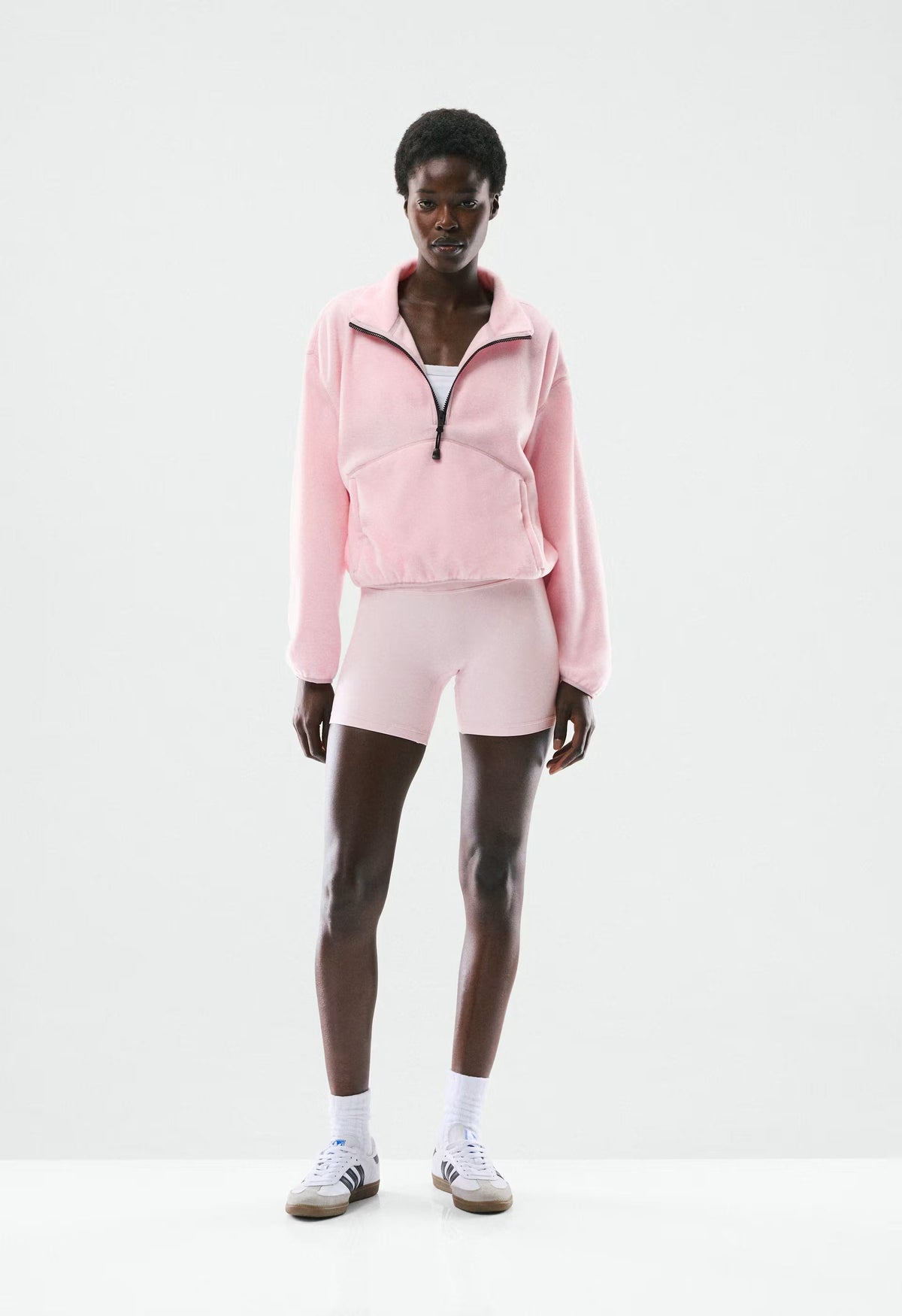 Terrain 1/2 Zip - Bigfoot Fleece - MAGNOLIA