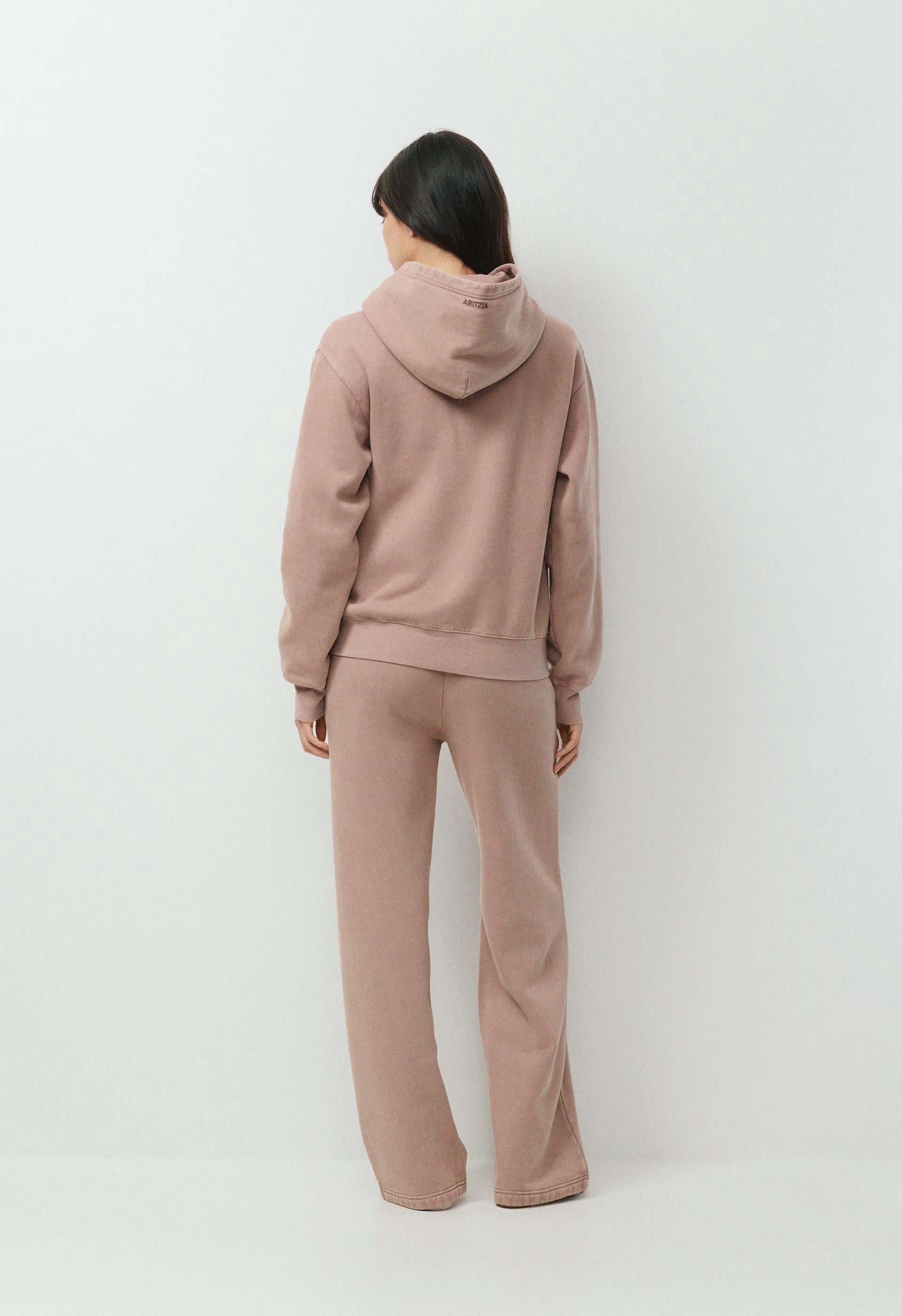 Cozy Sweatfleece Perfect Hoodie - LIVED-IN DUSTY MAUVE