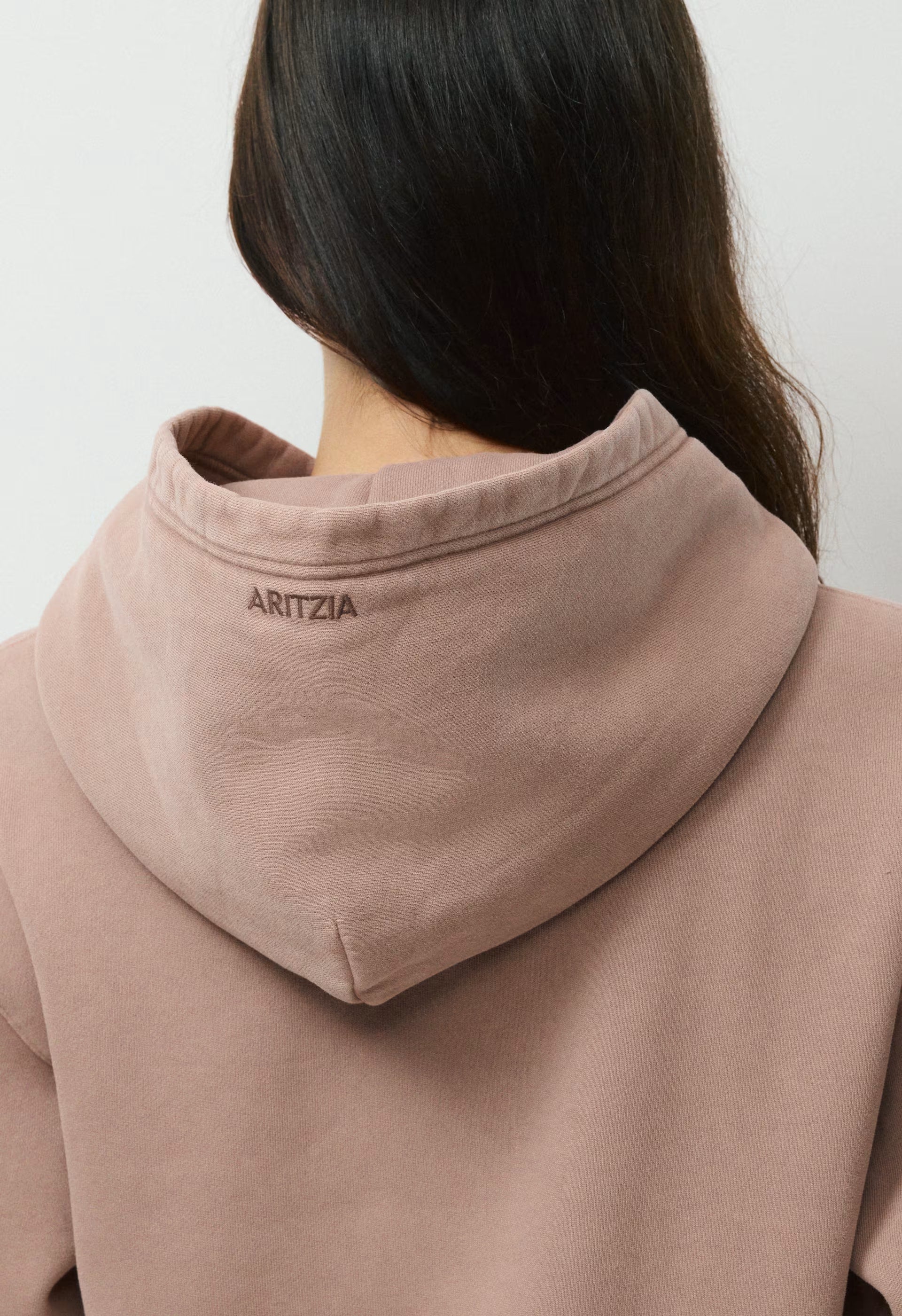 Cozy Sweatfleece Perfect Hoodie - LIVED-IN DUSTY MAUVE