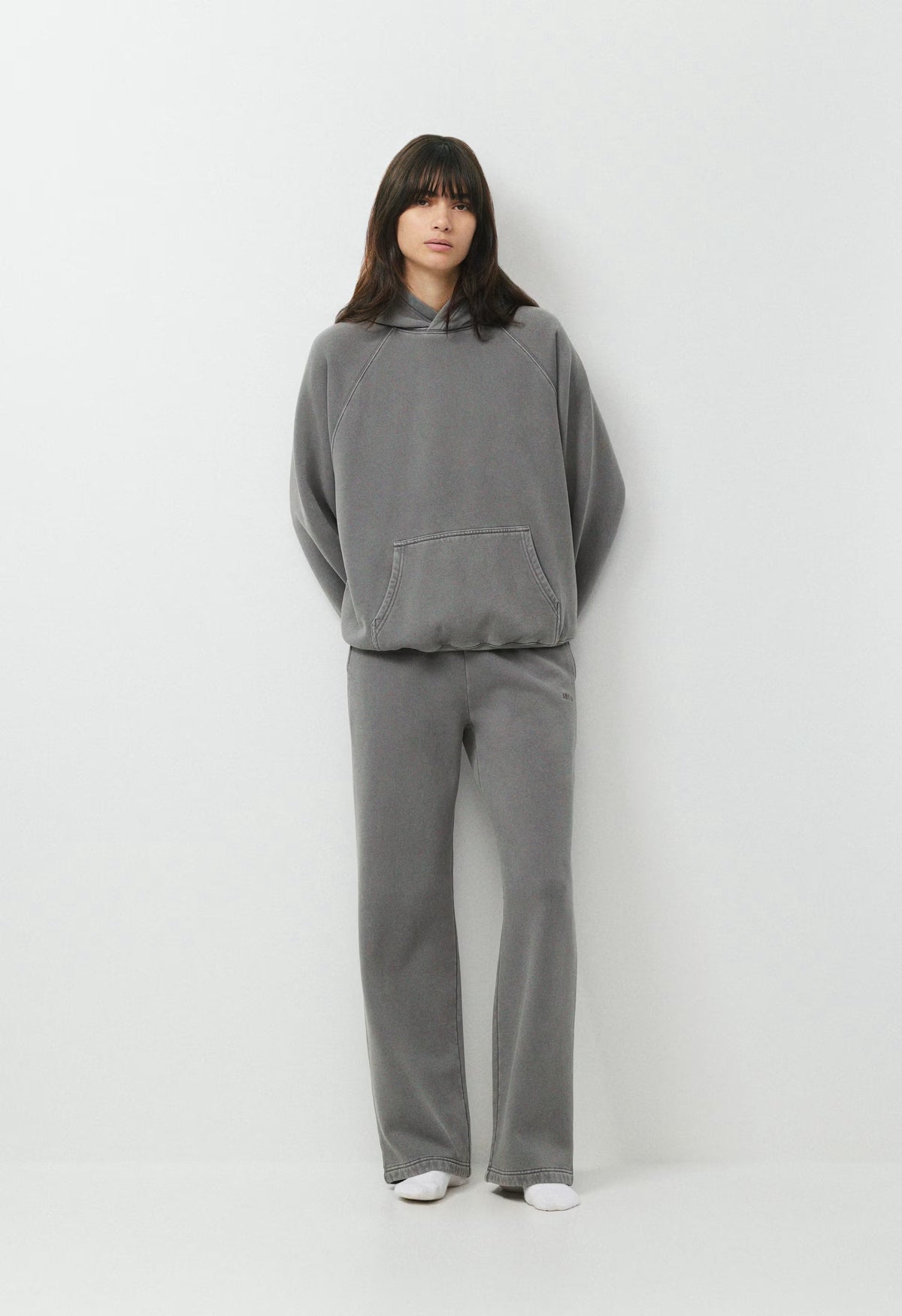 Cozy Sweatfleece Mega Raglan™ Hoodie - LIVED-IN DARK GREY