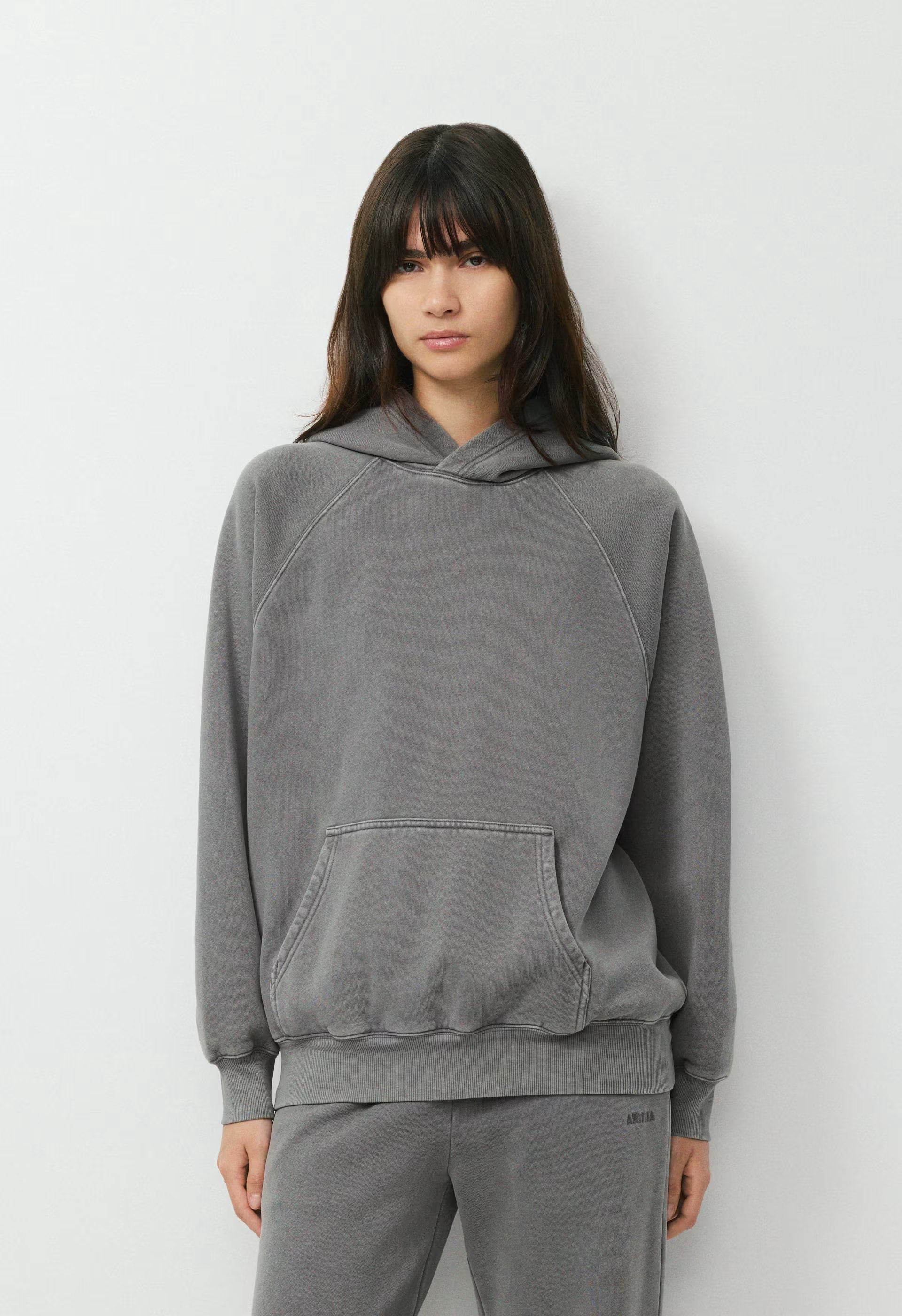 Cozy Sweatfleece Mega Raglan™ Hoodie - LIVED-IN DARK GREY