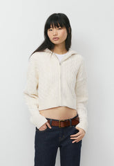 Octavia Zip Hoodie - WHISPER WHITE
