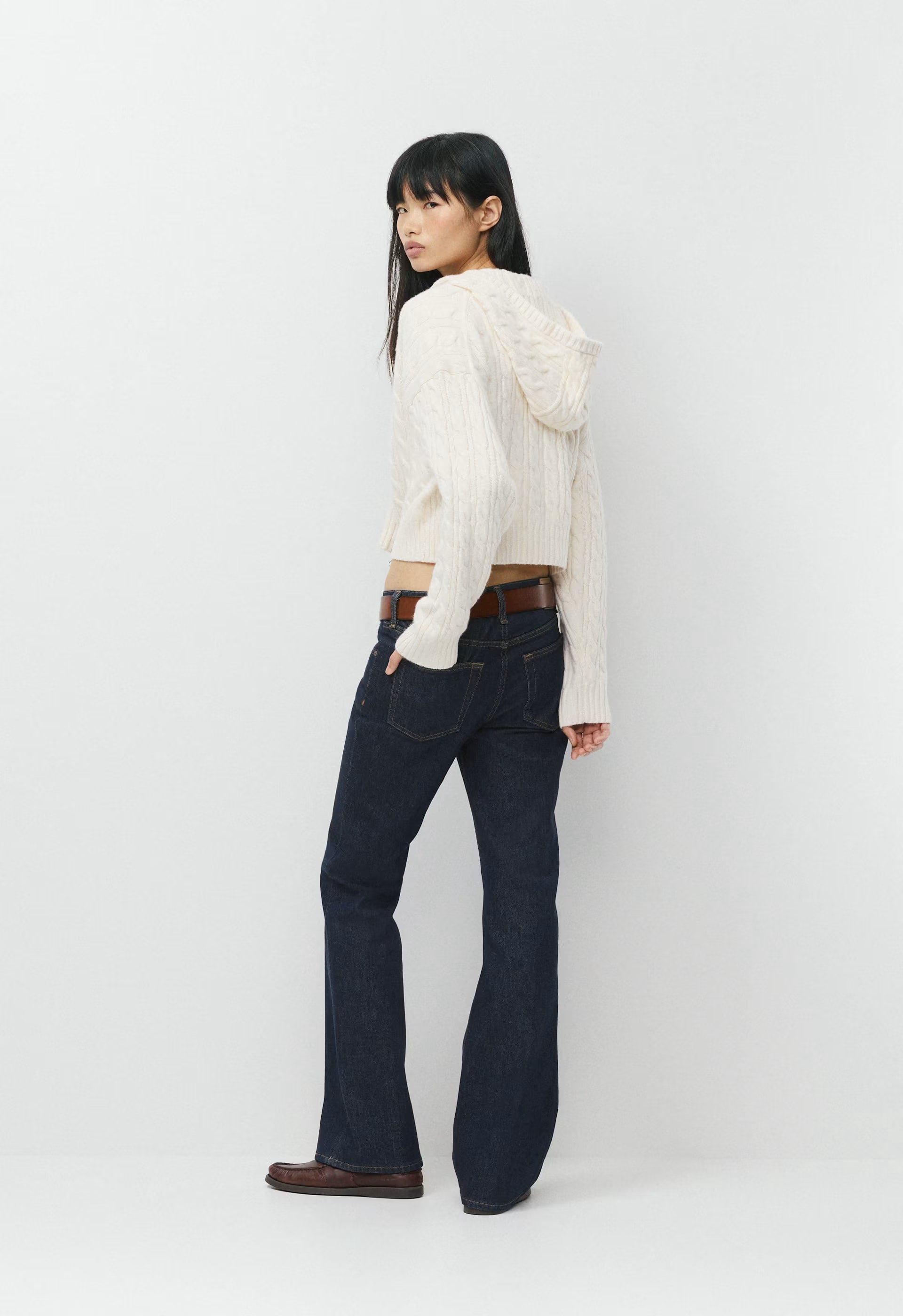 Octavia Zip Hoodie - WHISPER WHITE