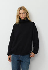 Cozy Sweatfleece Mega Raglan™ Funnel Neck - BLACK