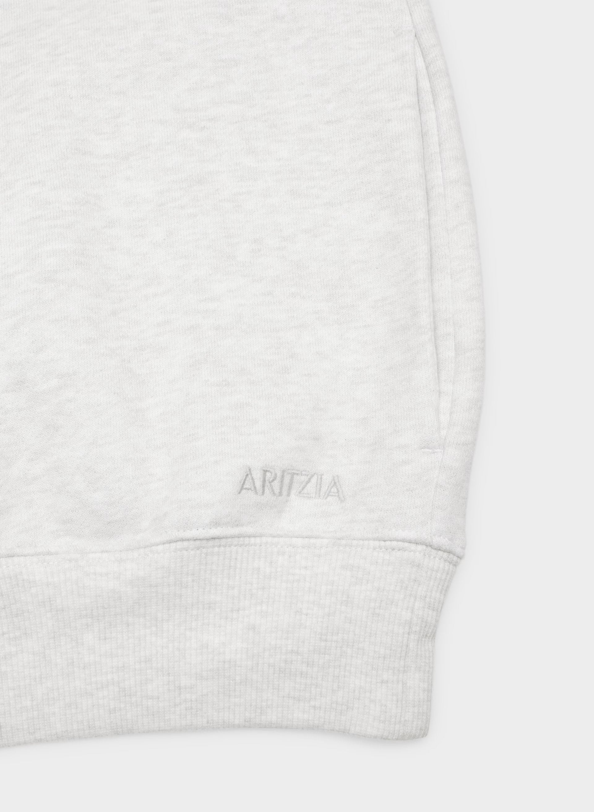 Cozy Sweatfleece Mega Raglan™ Funnel Neck - HEATHER CLOUD WHITE