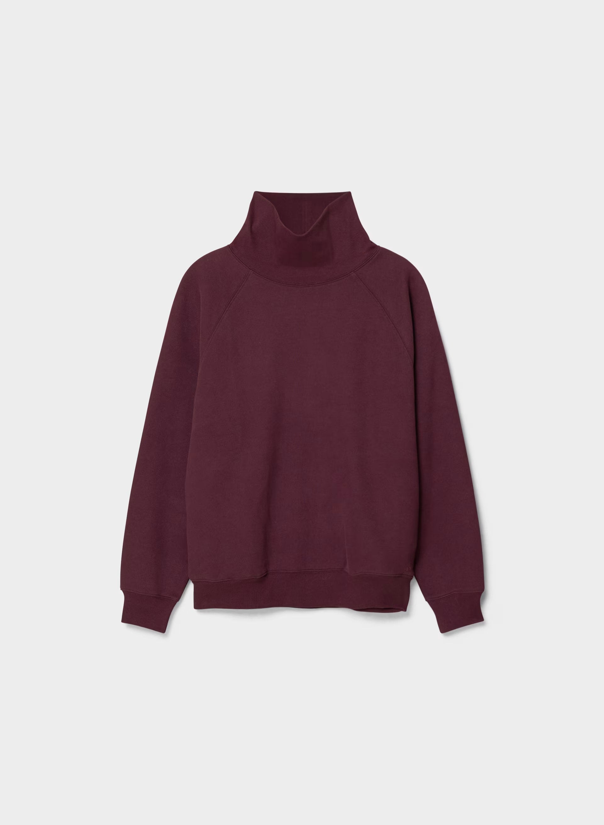 Cozy Sweatfleece Mega Raglan™ Funnel Neck - GALA PLUM