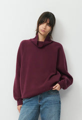 Cozy Sweatfleece Mega Raglan™ Funnel Neck - GALA PLUM