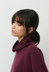 Cozy Sweatfleece Mega Raglan™ Funnel Neck - GALA PLUM